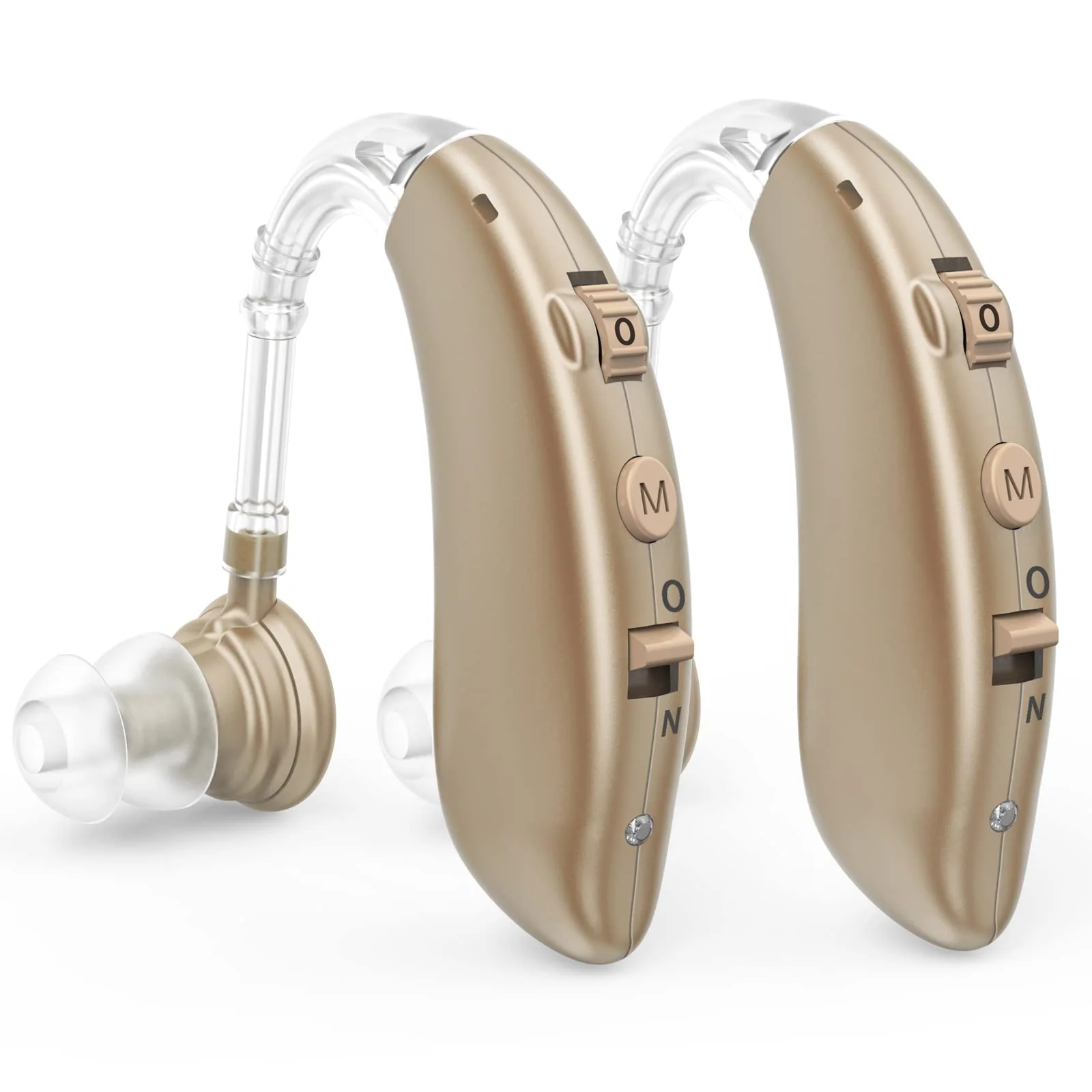 Rechargeable Hearing Aids For Seniors With Noise Cancelling and Volume Control Digital Hearing Amplifiers For Adults With Hearing Hearing Loss BTE Hearing Aids sound amplifiers for seniors - Image 2