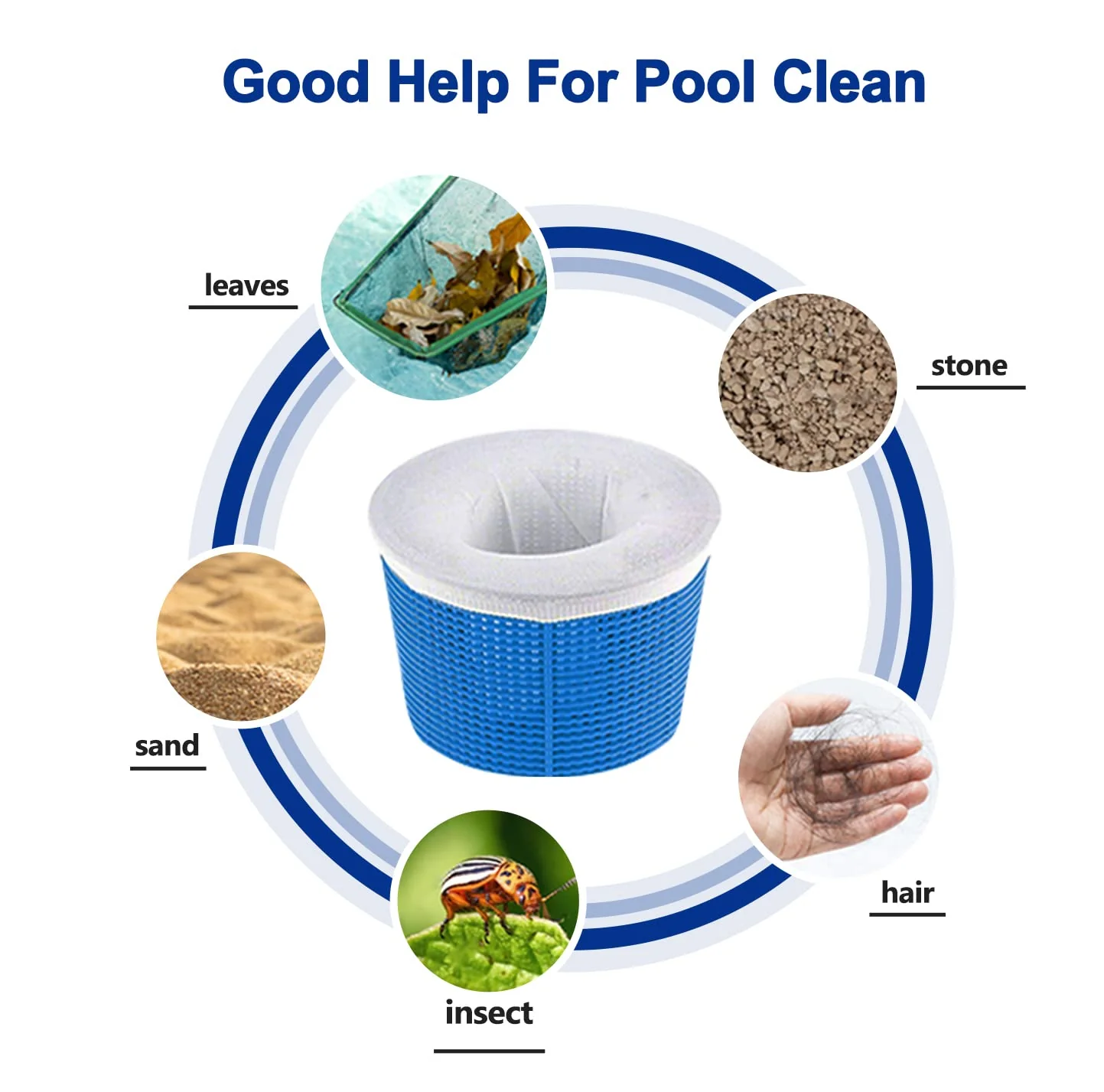 RECHIATO 50 Pack Pool Skimmer Socks for Pool Filters, Filters Baskets and Skimmers to Filter Debris and Leaves, Protact Filter System of Inground and Above Ground Pools - Image 6