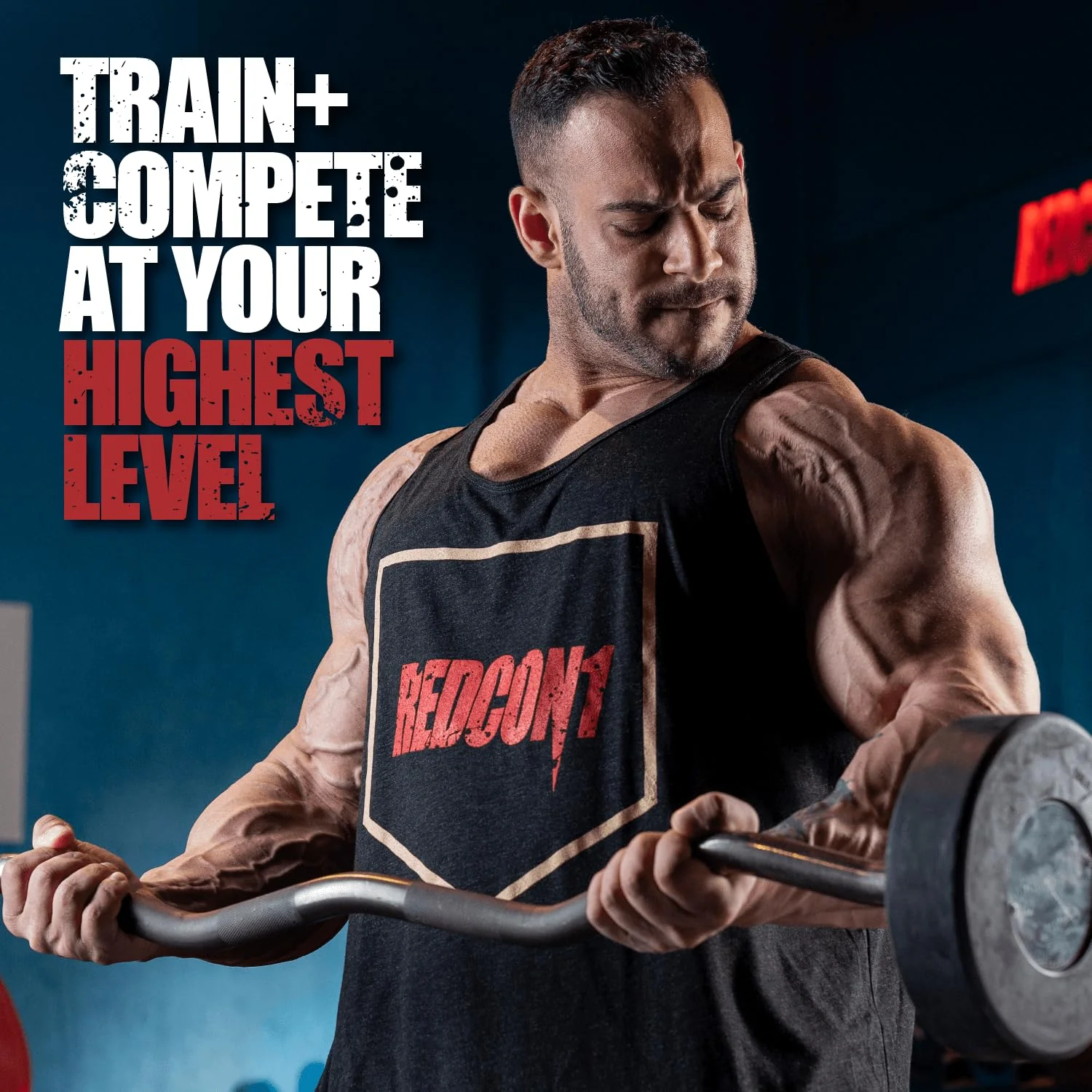REDCON1 Total War Pre Workout, Tiger's Blood - Pump, Endurance & Energy Boosting Workout Supplement - Caffeinated Pre Workout with Taurine, Green Tea + Di Caffeine Malate (15 Servings) - Image 6