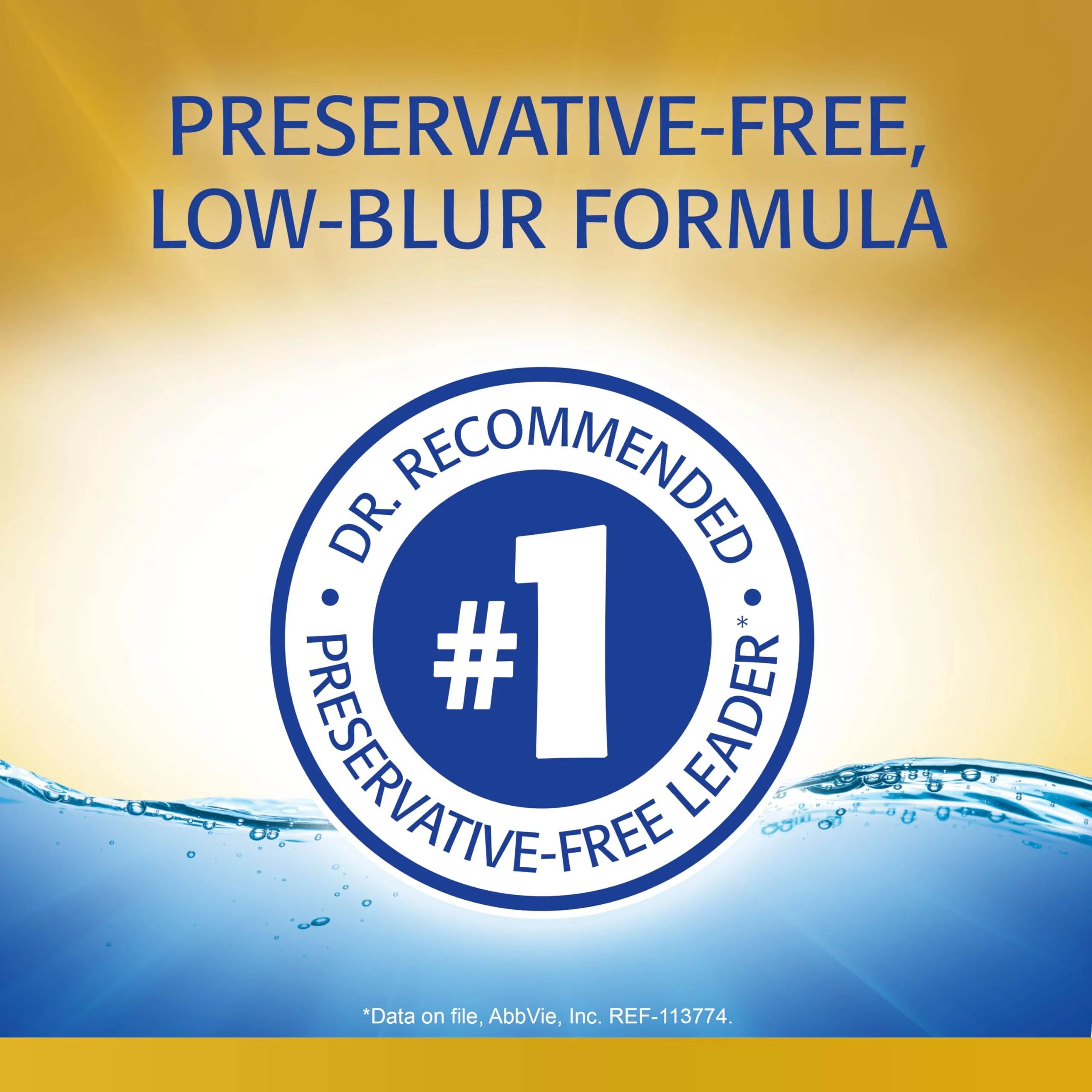 Refresh OPTIVE MEGA-3 PF Lubricant Eye Drops Preservative-Free Artificial Tears, 0.33 fl oz (10mL) (Pack of 2) - Image 3