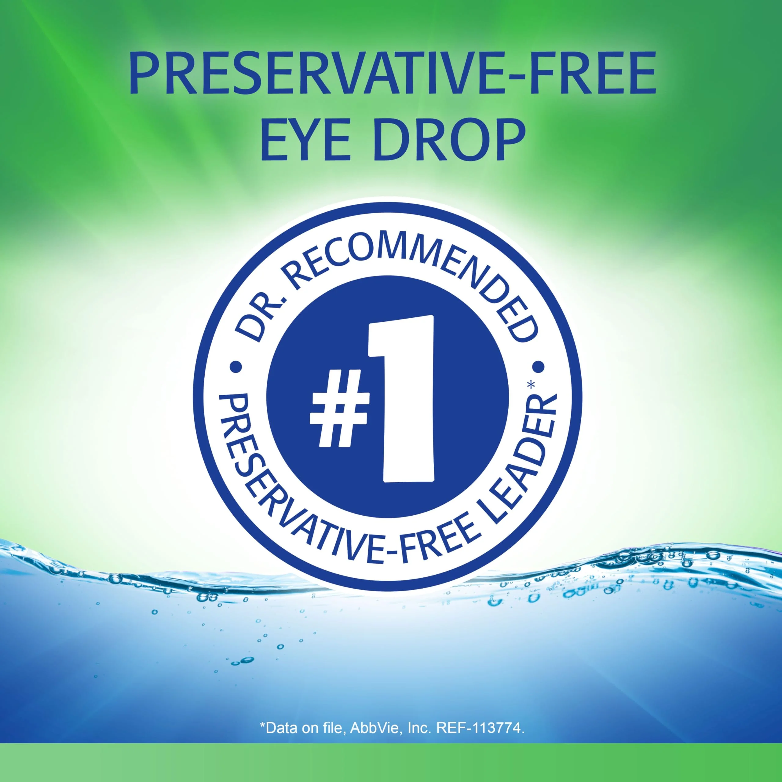 Refresh TEARS PF Preservative-Free Artificial Tears Lubricant Eye Drops, 0.33 fl oz (10 mL) (Pack of 2) - Image 2
