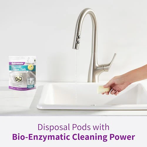 Rejuvenate Disposal Cleaner, 6 Pods, Lemon Scented Disposal And Pipe Cleaner Pods With Bio-Enzymatic Formula Help Break Down Leftover Food Waste And Remove Odors For A Clean, Fresh Disposal, 6 Pack - Image 11