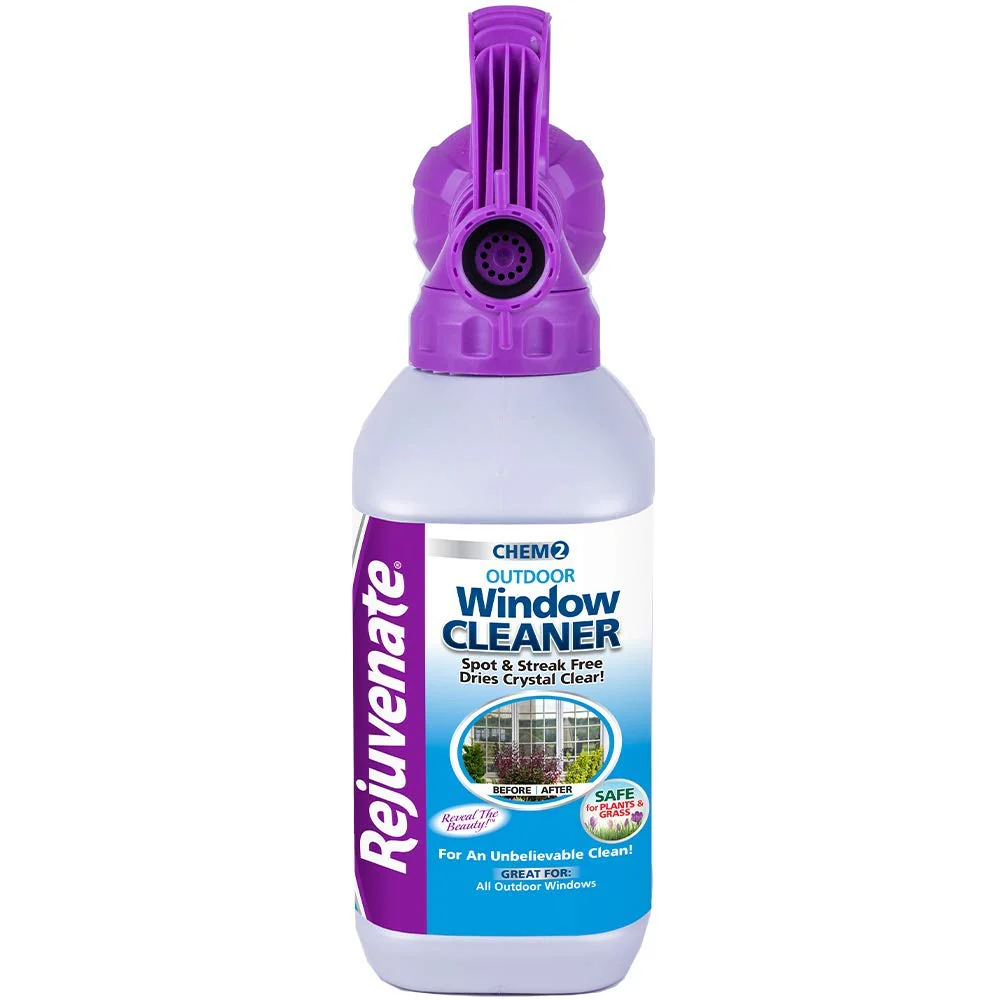 Rejuvenate Dual System Outdoor Window Cleaner & House Siding Cleaner with Hose-End Attachment 32 Fl Oz (Pack of 2) - Image 6