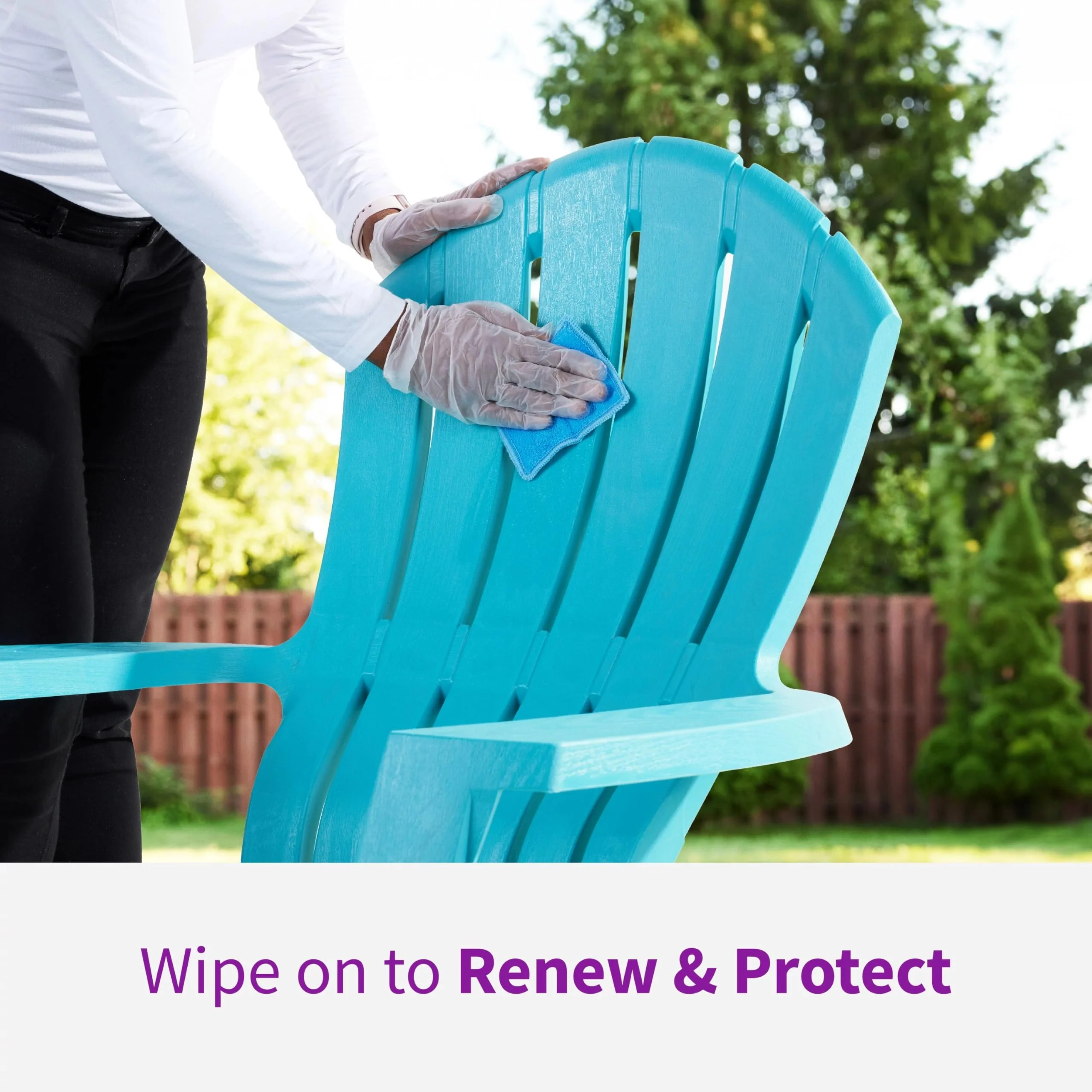 Rejuvenate Outdoor Restorer Wipes, 5 Count, Individually-Wrapped Pre-Saturated Microfiber Wipes Restore Faded and Weathered Surfaces Such As Patio Furniture, Shutters, Siding, And More, 12 Pack - Image 8