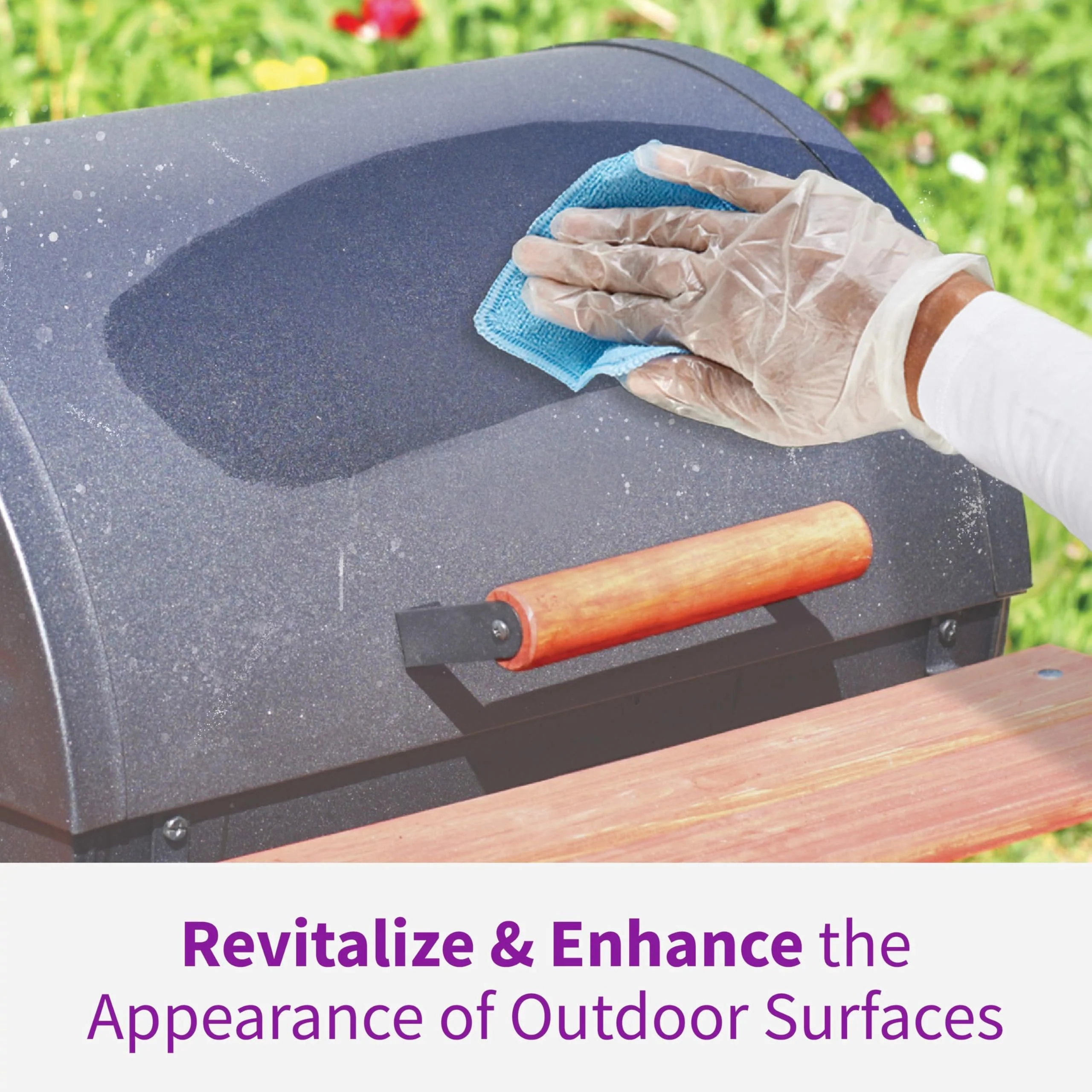 Rejuvenate Outdoor Restorer Wipes, 5 Count, Individually-Wrapped Pre-Saturated Microfiber Wipes Restore Faded and Weathered Surfaces Such As Patio Furniture, Shutters, Siding, And More, 12 Pack - Image 9