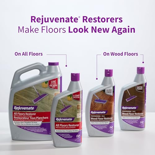 Rejuvenate Professional Wood Floor Restorer Fills Scratches, Shines And Protects Wood Flooring For A Matte Satin Shine, 32 Ounces - Image 3
