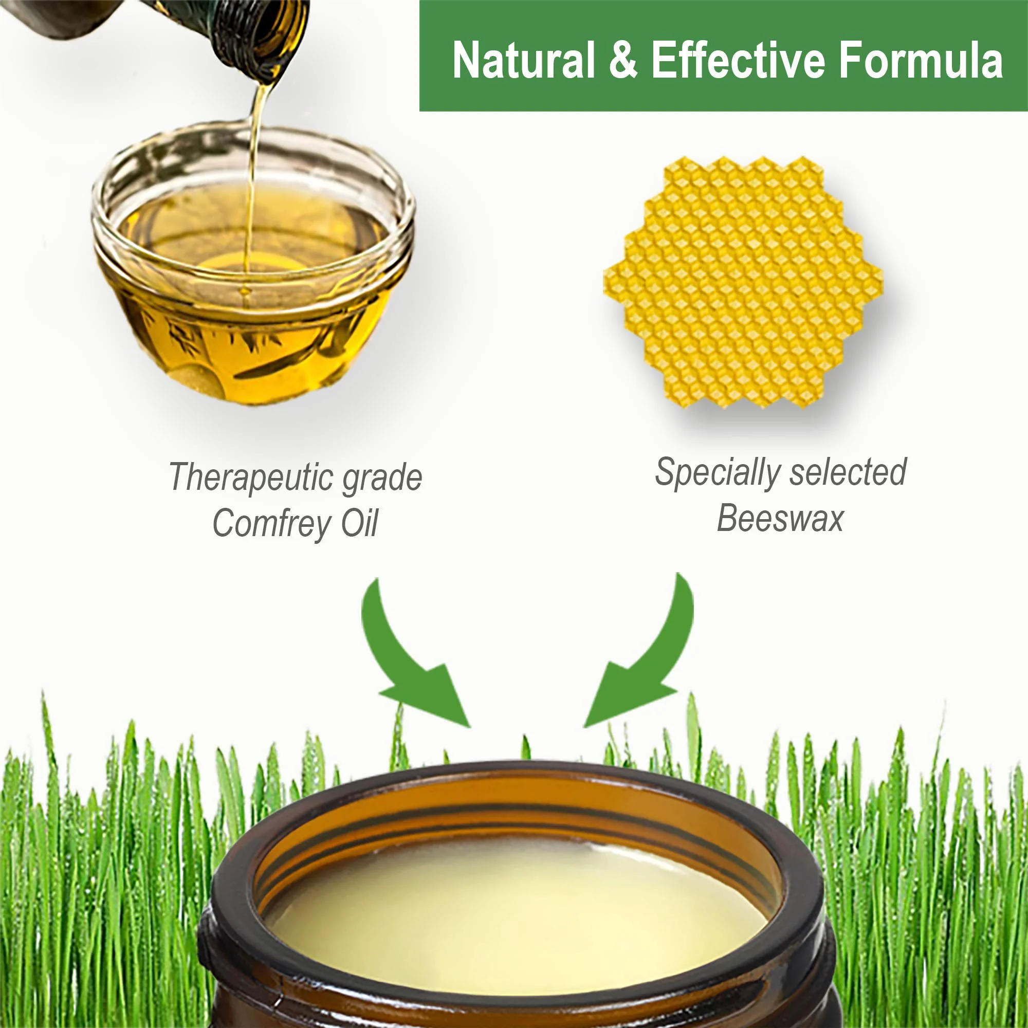 Remedinature Comfrey Ointment, Body Joint Skin Salve, Natural and Odourless, 2 Ounce - Image 9