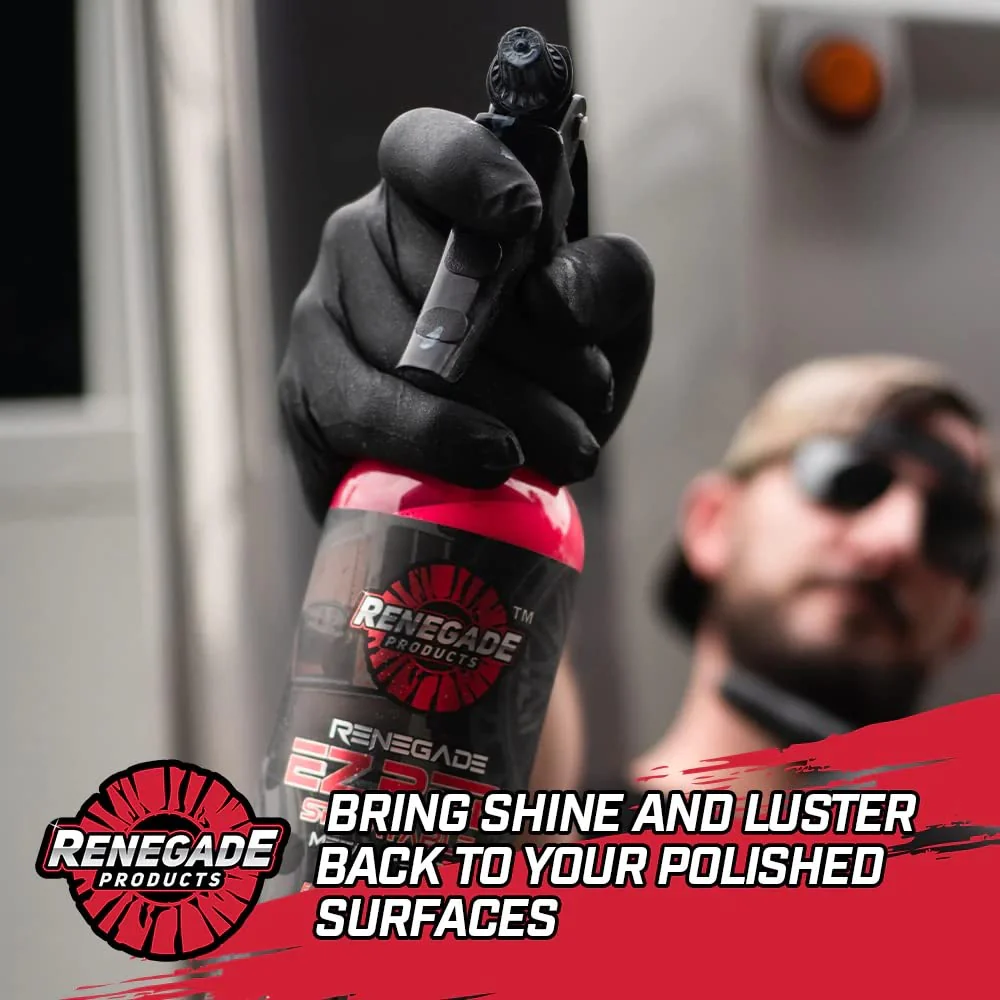 Renegade Products USA - EZ Red Sprayable Metal Polish & Cleaner for Chrome, Aluminum, and Stainless Steel | High-Gloss Shine & Protection | 24oz - Image 7