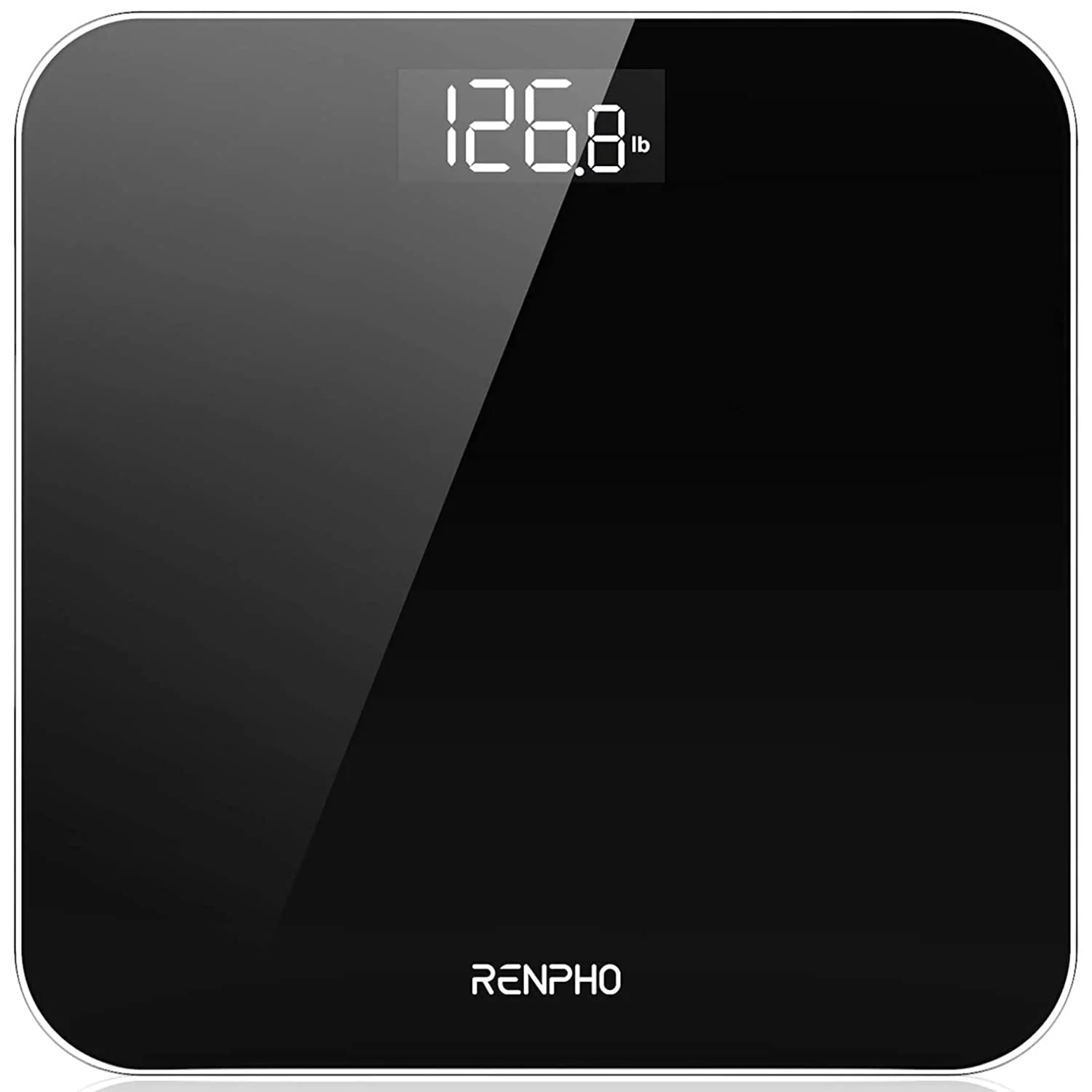 RENPHO Scale for Body Weight, Bathroom Weighing Scale, Highly Accurate & Measures Weight up to 400 lb/180kg, Batteries Included, 10.2"/260mm, Gradient - Image 2