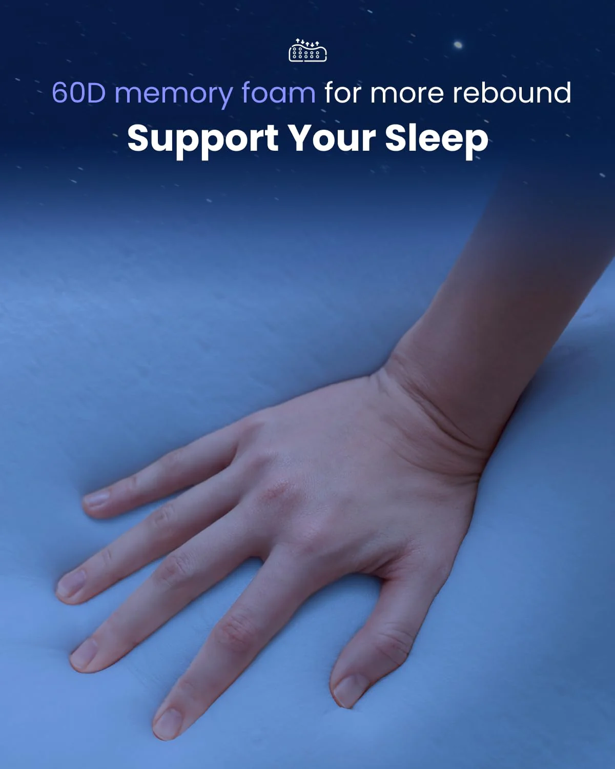 RENPHO Ultra Pain Relief Neck Pillow, Ergonomic Contour Memory Form Pillow for Side Back Stomach Sleeper with 2 Cooling Pillowcases, Orthopedic Cervical Pillow for Adult - Image 6