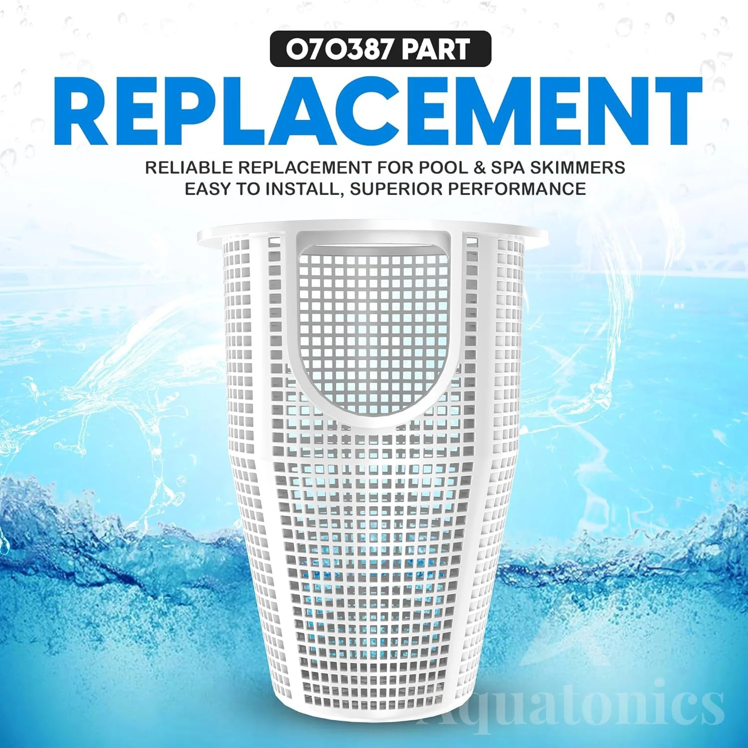 Replacement 070387 Pump Basket for Whisperflo - Intelliflo Pool Pumps - Heavy-Duty Strainer Basket Compatible with 070387Z, B-199, 91110040, 310-3210 - Pool Filter Basket with 1-Year Warranty - Image 9