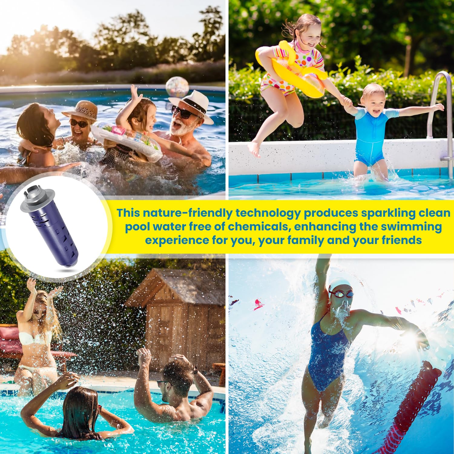 Replacement for Nature2 Duoclear 25 35 Mineral Cartridge W28000 W28001 for All Zodiac Duoclear & Nature2 Fusion, Fusion Soft, Vision Pro System Aboveground Ingroud Swimming Pool Up to 35,000 Gallons - Image 5