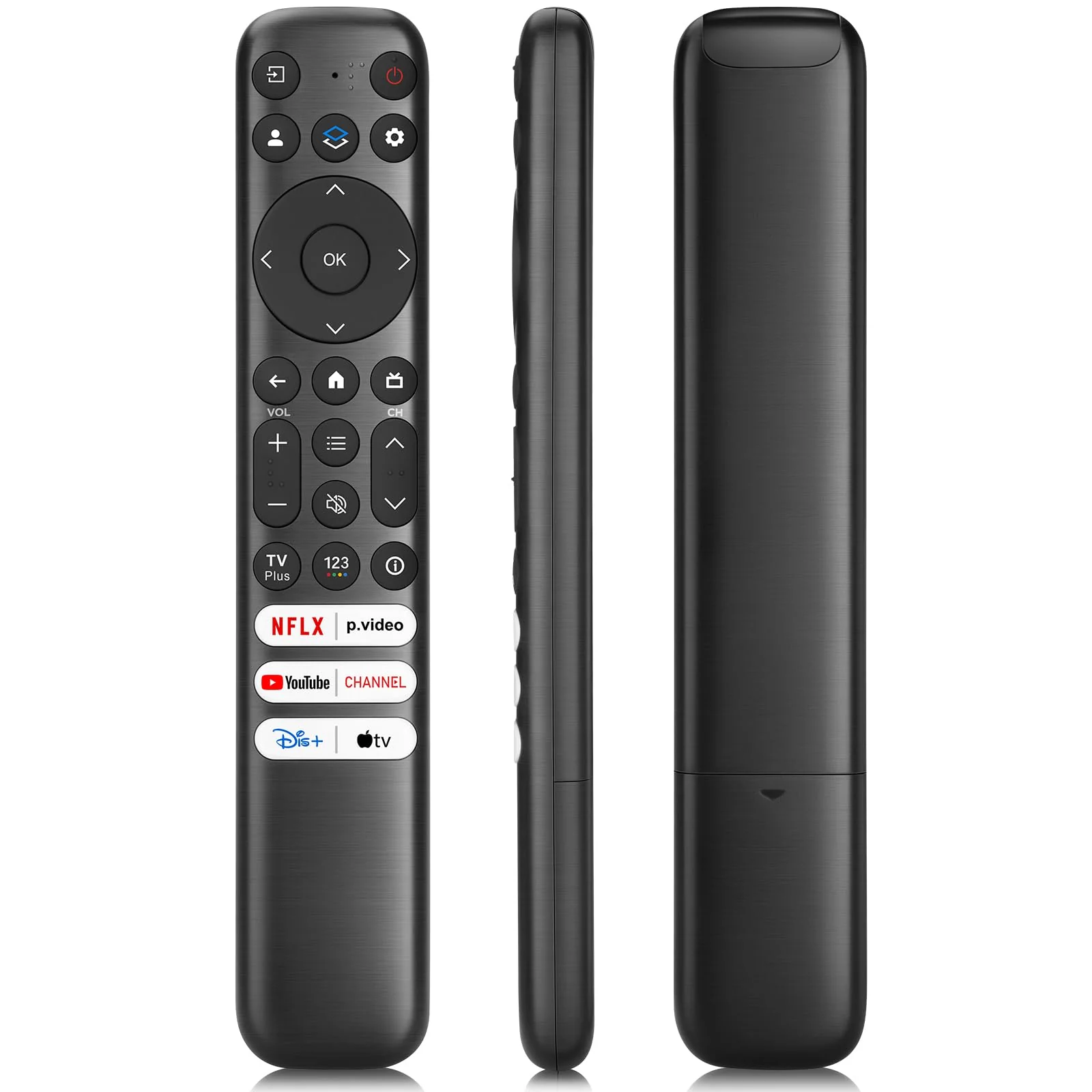 Replacement Only for TCL Google TV Remote Control,RC813 Compatible with TCL QM8/QM7/S5/S4/S3/Q7/Q6/Q5 4K UHD HDR LED QLED QD-Mini LED Full-HD Smart TVs - Image 2