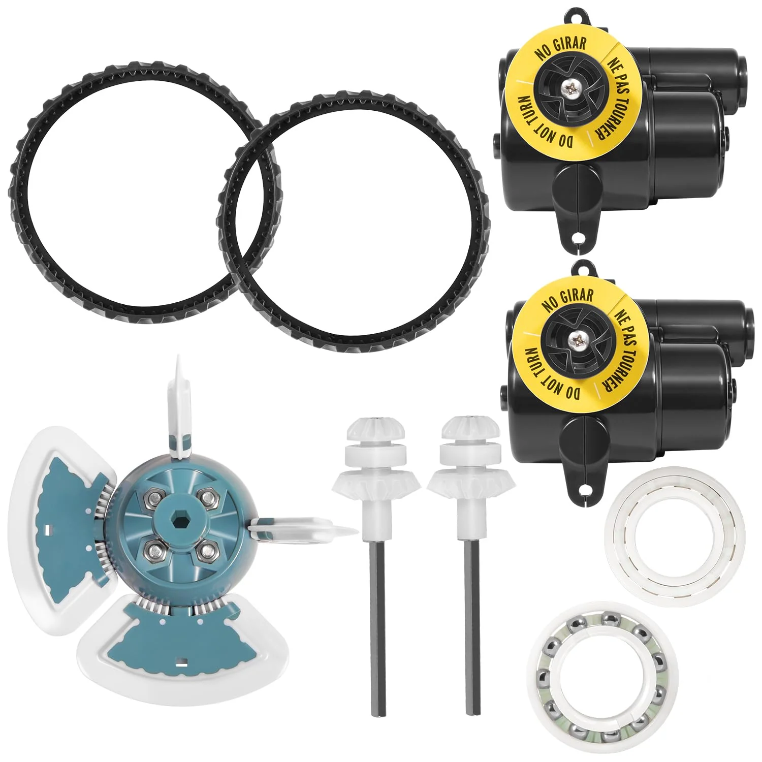 Replacement Tune-Up Kit Fit forZodiac MX6 MX8 MX6EL MX8EL Pool Cleaners , Bearings & Control Devices – R0525100 R0526100 R0527000 R0524700 R0524800 R0524900 , Complete Pool Cleaner Tune-Up Kitt - Image 2