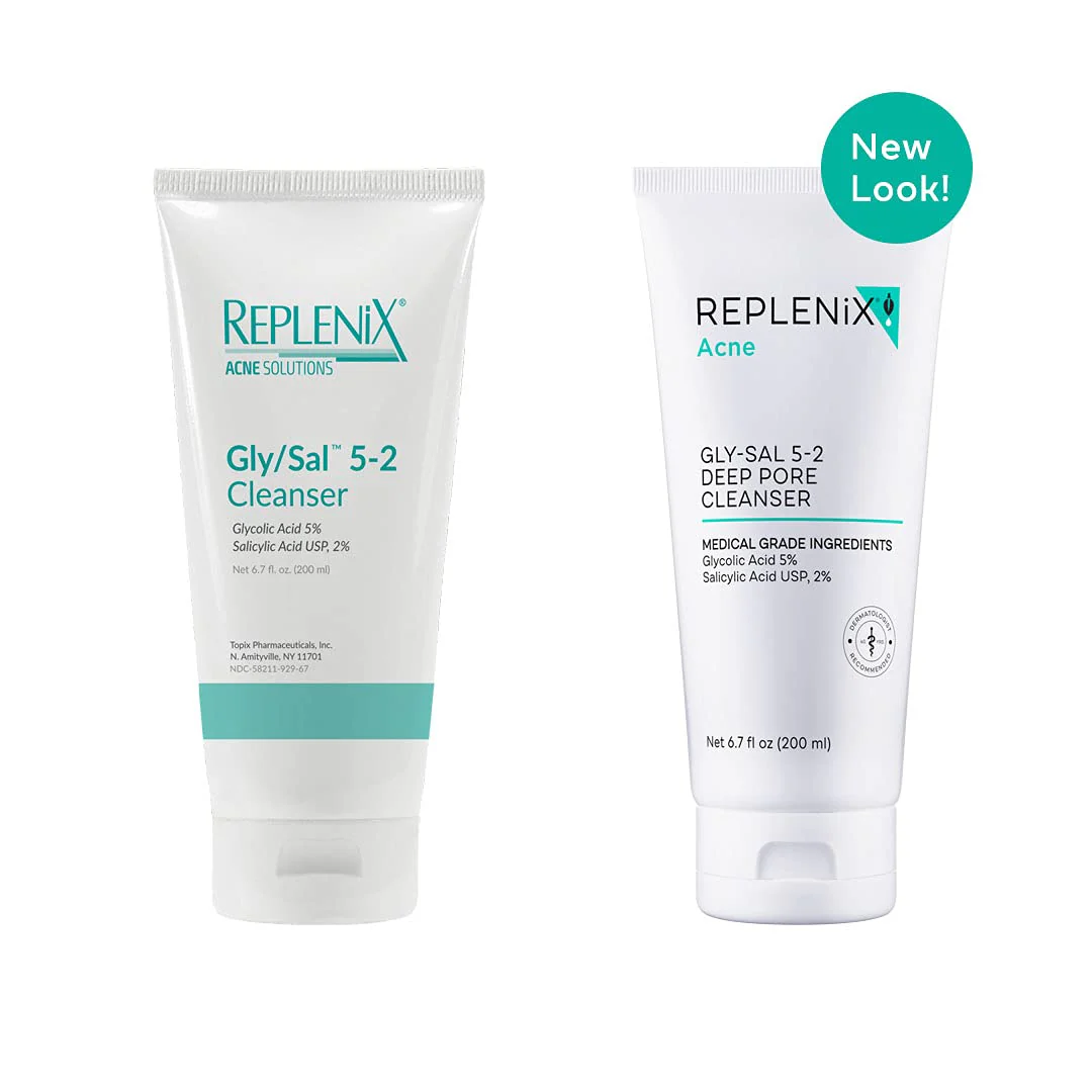 Replenix Gly-Sal Deep Pore Acne Face Wash, 6.7 Fl Oz, Non-Oily Medical-Grade 5% Glycolic & 2% Salicylic Acid Facial Cleanser for Acne-Prone Skin, Gently Unclogs & Refines Pores, Non-Drying - Image 8