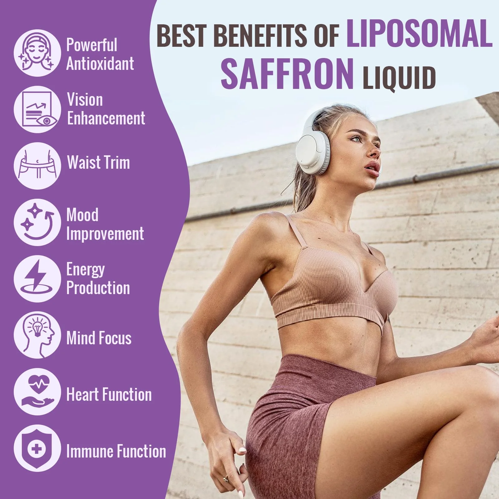 Resciency Liposomal Saffron Supplements Drops 88.5mg – High Bioavailability Liquid Saffron Extract for Mood Support, Energy, Focus & Vision with Ashwagandha, Magnesium, Zinc, B12 & D3, 2 fl oz - Image 3