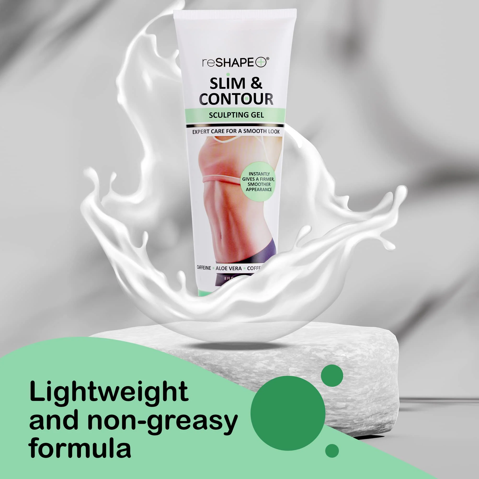 Reshape+ Anti-Cellulite Skin Tightening Gel - Firming Cream for Stretch Marks, 8 fl oz (2-Pack) - Image 5