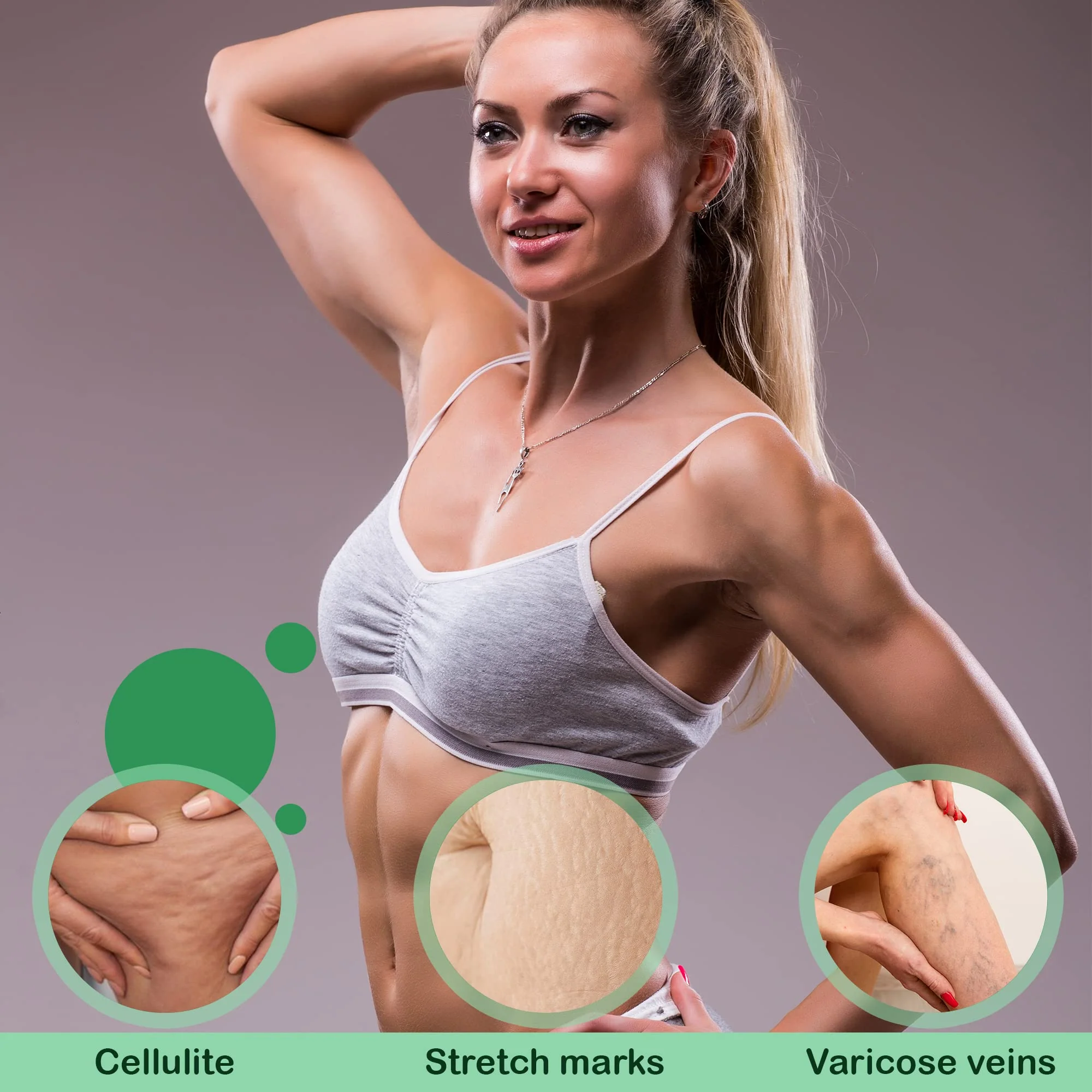 Reshape+ Anti-Cellulite Skin Tightening Gel - Firming Cream for Stretch Marks, 8 fl oz (2-Pack) - Image 7