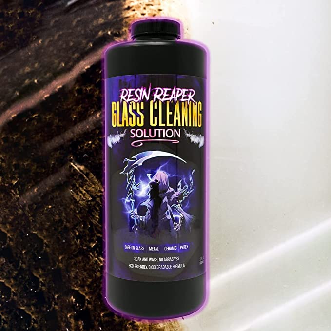 Resin Reaper Glass Cleaner 2-Pack 64 OZ | Pipe Cleaner | Safe on Glass, Metal, Ceramic, and Pyrex | Soak and Wash - No Abrasives - Eco-Friendly, Biodegradable Formula - Image 5