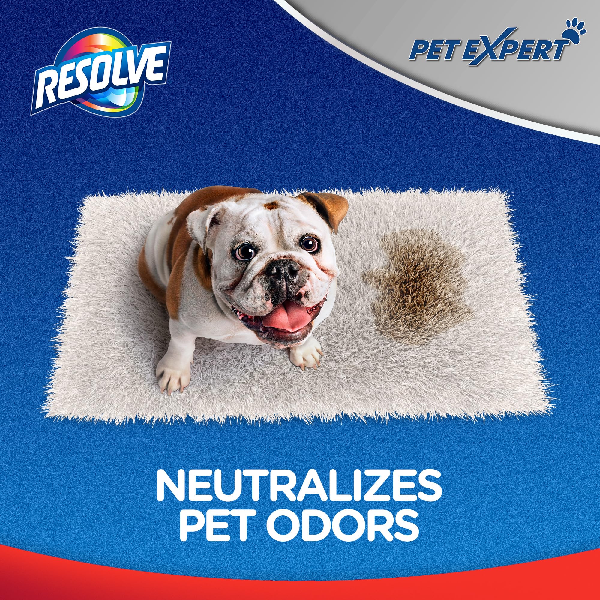 Resolve Pet Expert Easy Clean Carpet Foam Spray Refill, 2 Piece Set, Stain and Odor Remover Solution - Image 3