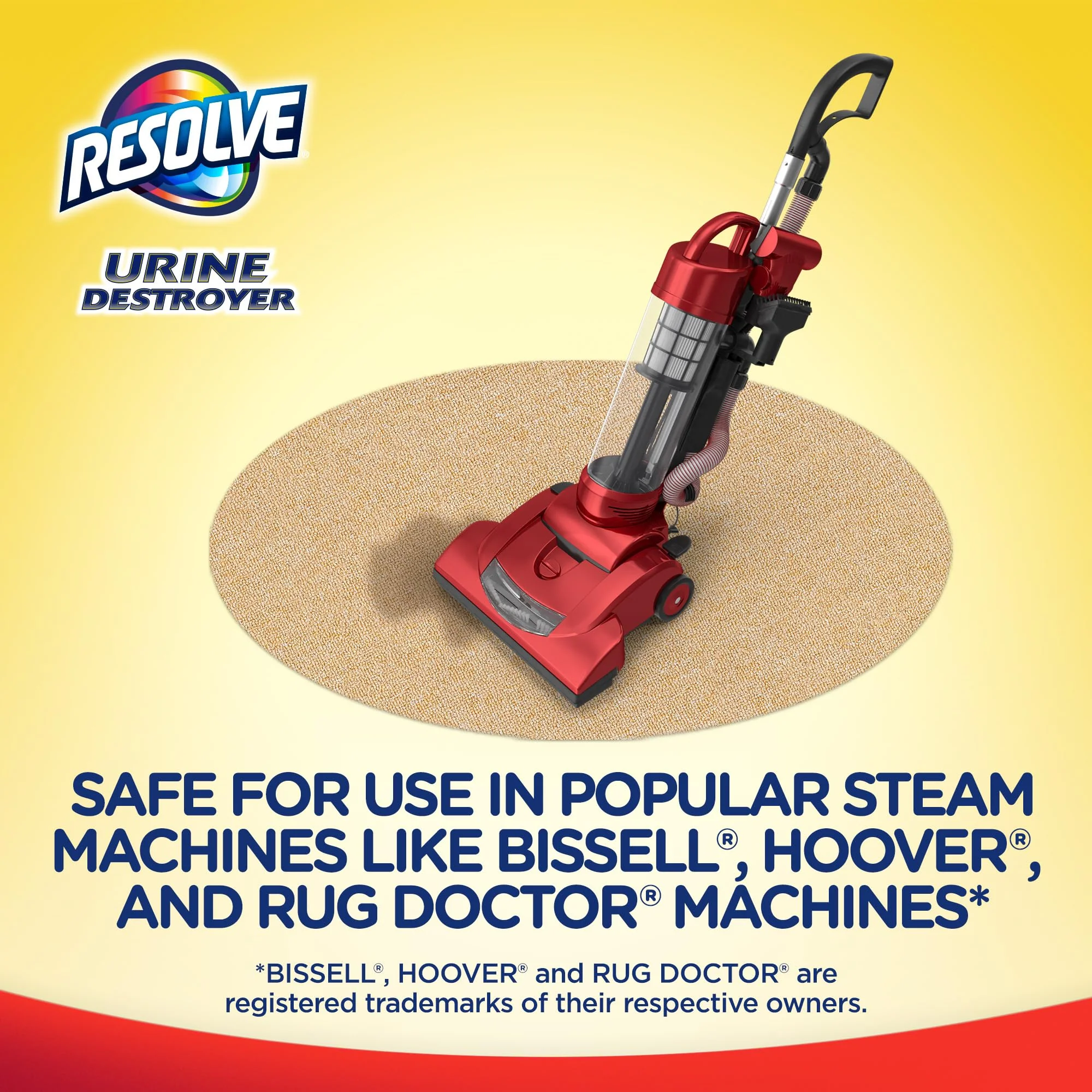 Resolve Urine Destroyer Carpet Cleaning Machine Formula, Safe for Bissell, Hoover & Rug Doctor, Carpet Cleaner, Carpet Cleaner Solution, 96 OZ - Image 5