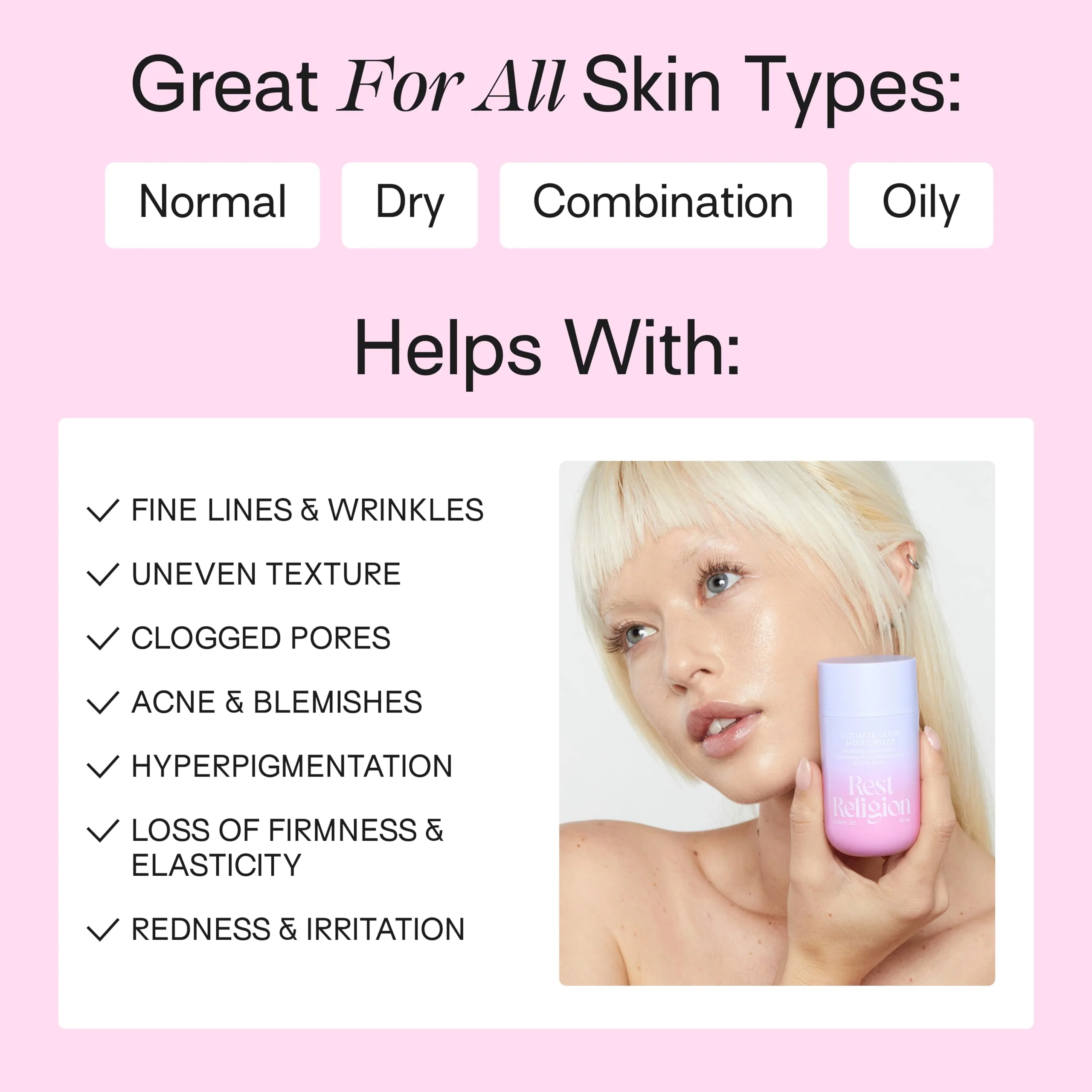 Rest Religion Retinal Skin Restoring Serum with 0.1% Retinal, Bio Retinol, Peptides & Niacinamide, Face Serum for Anti-Aging, Fine Lines & Hyperpigmentation - Image 6