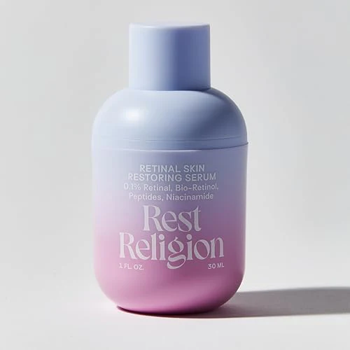 Rest Religion Retinal Skin Restoring Serum with 0.1% Retinal, Bio Retinol, Peptides & Niacinamide, Face Serum for Anti-Aging, Fine Lines & Hyperpigmentation - Image 8