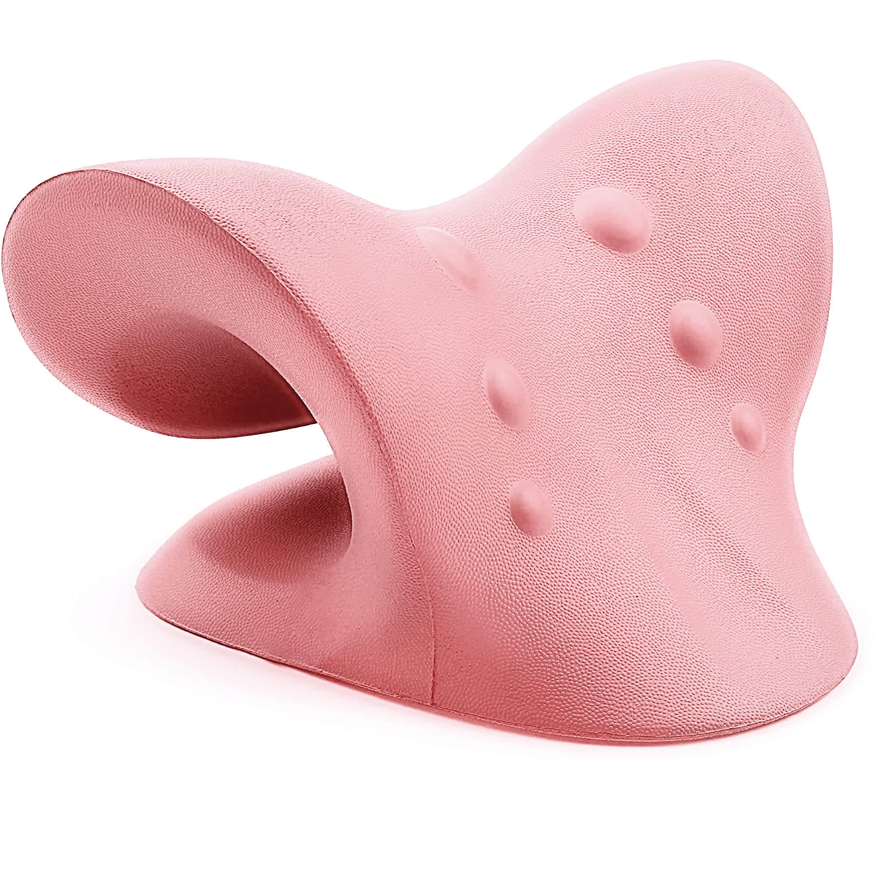 RESTCLOUD Neck and Shoulder Relaxer, Cervical Traction Device for TMJ Pain Relief and Cervical Spine Alignment, Chiropractic Pillow, Neck Stretcher(Pink) - Image 5