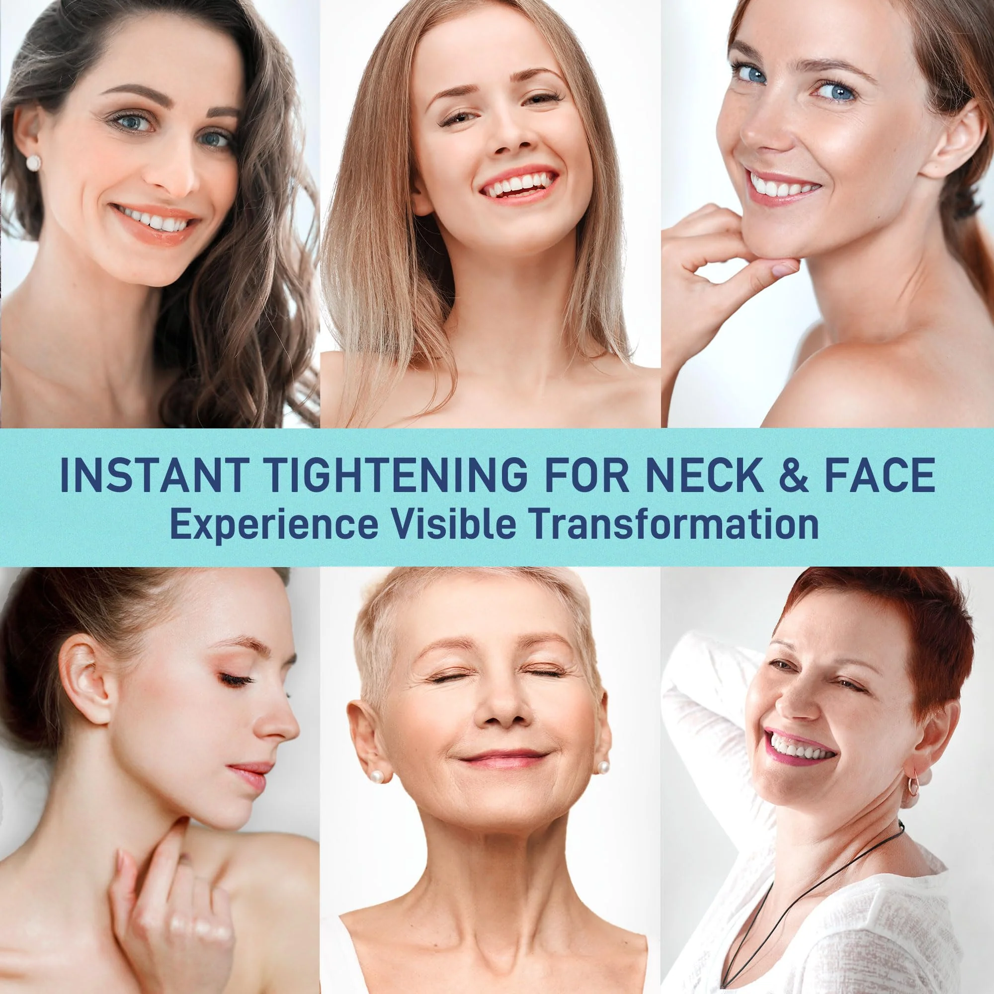 Retinol Neck Firming Cream: Advanced Face Tightening and Lifting Cream with Hyaluronic Acid, Collagen and Vitamin - Tightening Wrinkles, Firming Sagging Skin on Face, Neck, Décolleté - 2.7 Oz - Image 7