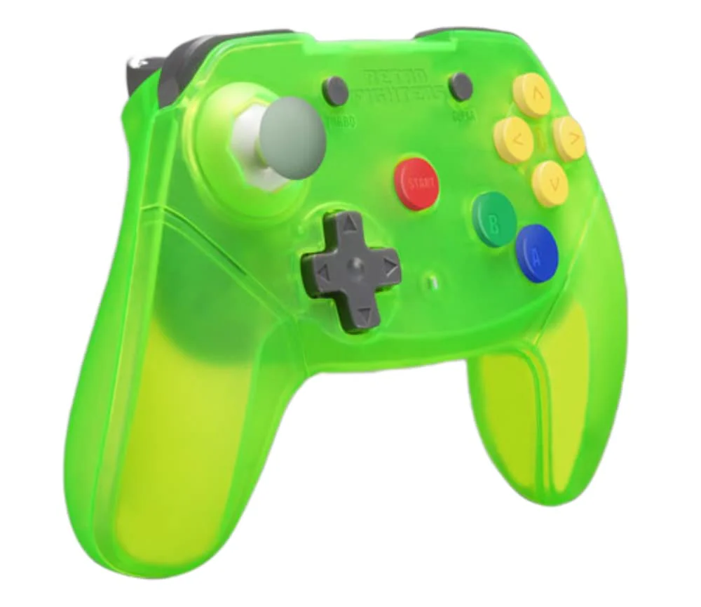 Retro Fighters Brawler64 Wireless Edition N64 Controller - Nintendo 64 - Limited Edition Extreme Green - Image 2