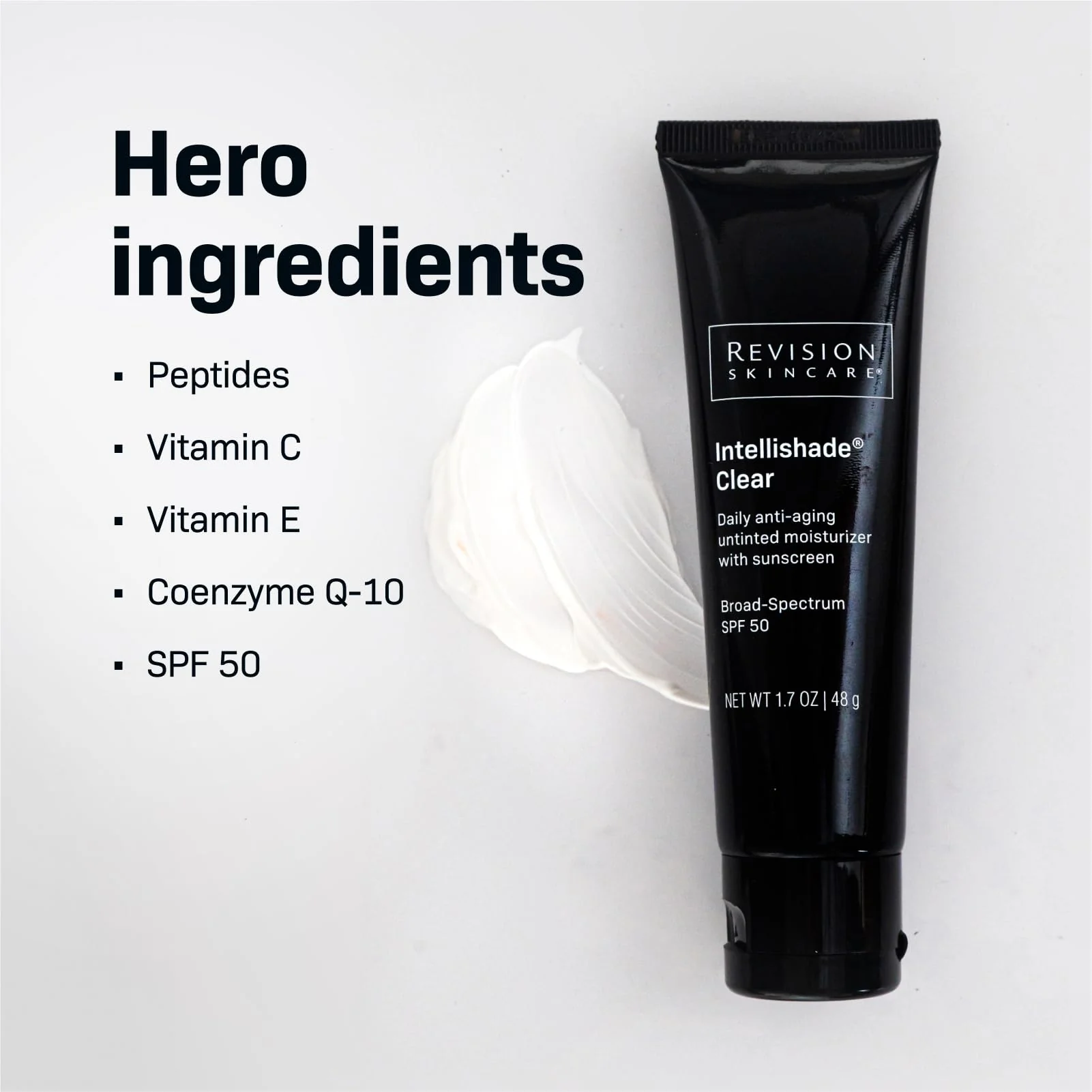 Revision Skincare Intellishade® Clear SPF 50, Anti-Aging Sunscreen for Face, Oil-Free Daily Moisturizer with SPF, Peptides & Vitamin C, Invisible Hydrating Broad-Spectrum Sunscreen, 1.7 oz - Image 7