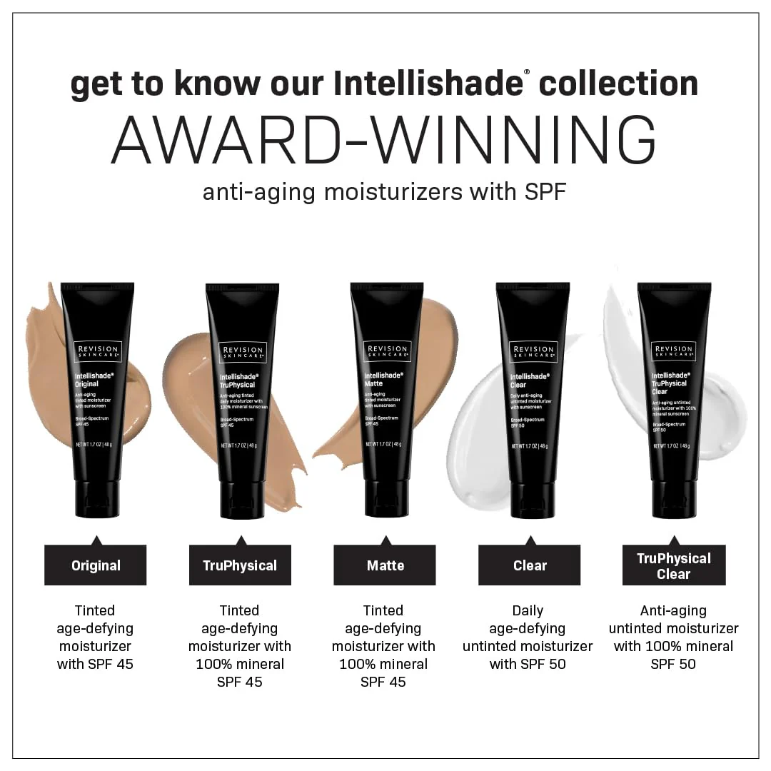 Revision Skincare Intellishade® TruPhysical SPF 45, 100% Mineral Sunscreen for Face, Anti-Aging Moisturizer with SPF and Vitamin C, Tinted Sunscreen for Sensitive Skin, 1.7 oz - Image 6