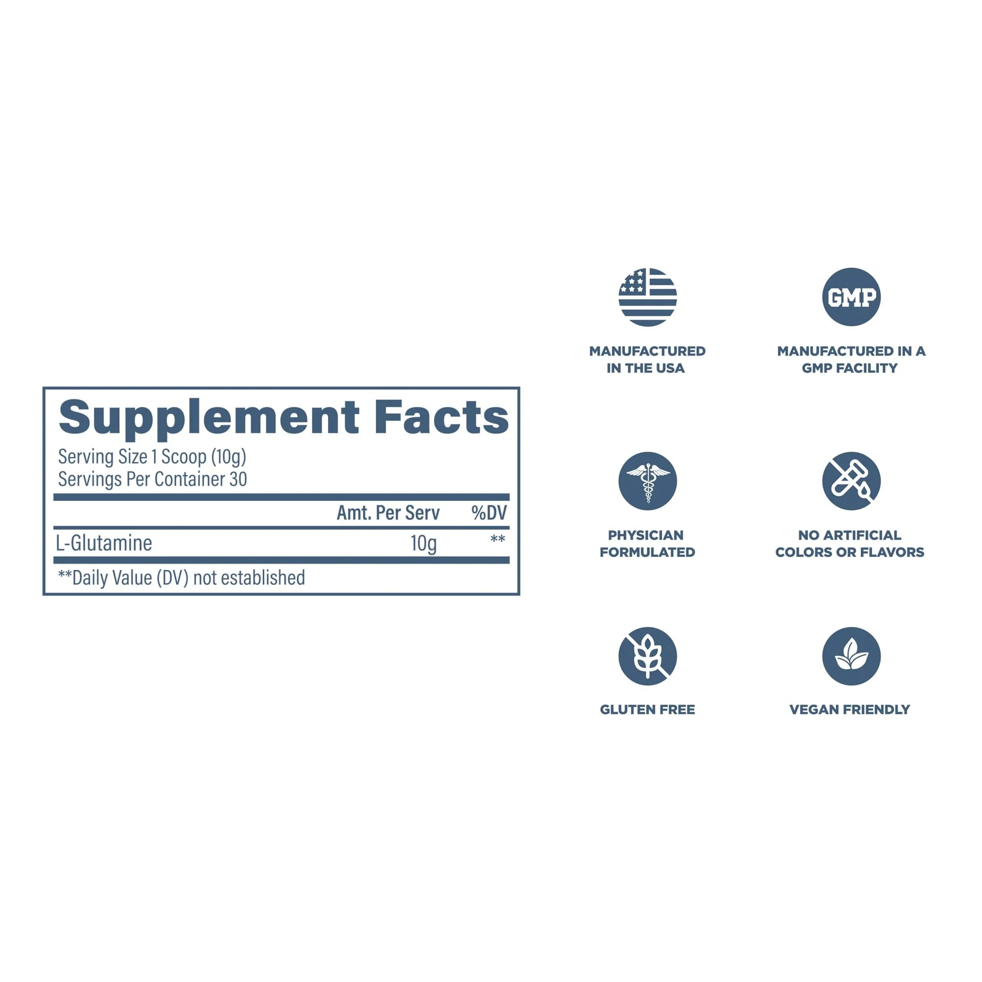 Revive MD Gut L-Glutamine Powder - Muscle Recovery & Immune Support Supplement for Adults - Promotes Digestive Health, Reduces Muscle Soreness & Supports Immunity - Vegan (90 Servings) - Image 3