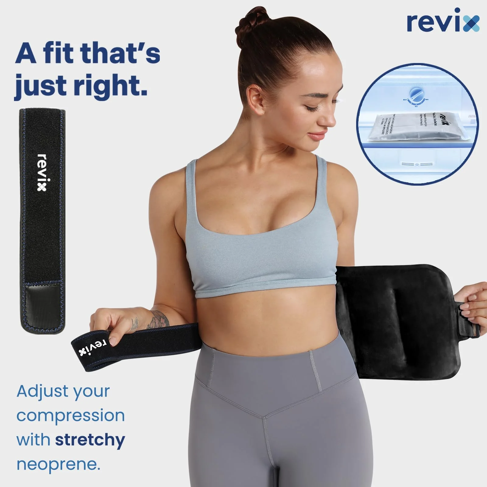 REVIX Ice Packs for Injuries Reusable Gel for Back Pain Relief (16'' X 9'')-Gel Cold Pack for Shoulder, Lower Back, Thigh & Arm, Cold Compress Therapy for Pain Relief Swelling, Bruises & Tension - Image 5