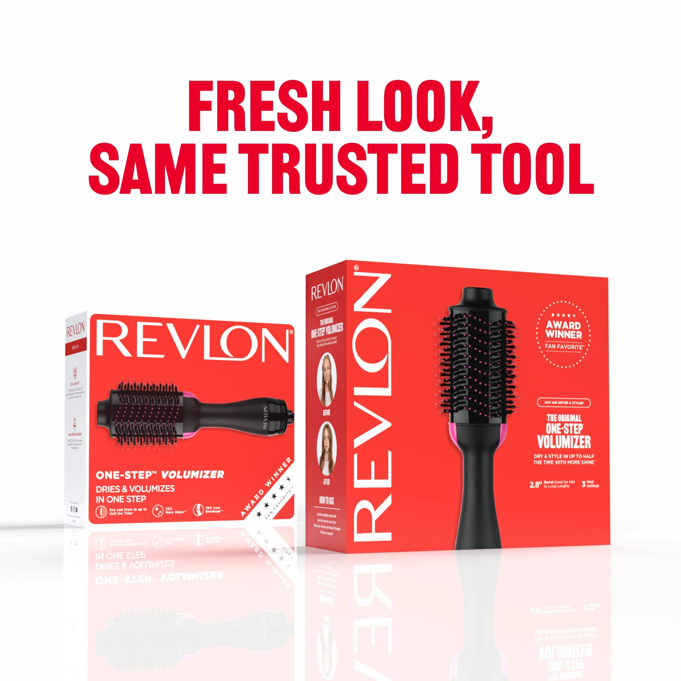 REVLON One-Step Volumizer Hair Dryer and Styler – Easy Salon-Style Blowouts – Less Frizz, More Shine, and Reduced Heat Damage, for All Hair Types and Lengths (Black) - Image 2