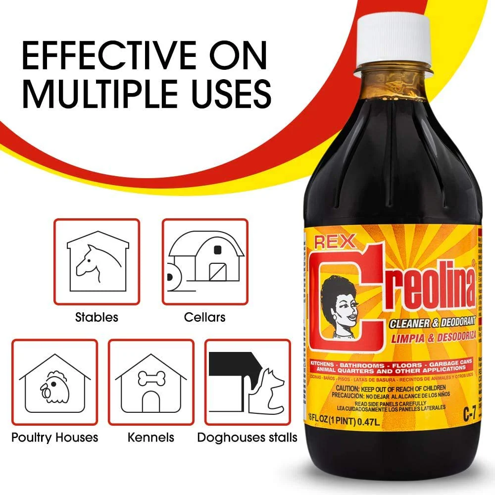 Rex Creolina Multi Purpose Cleaner Concentrate | All Purpose Cleaner Used as Bathroom Cleaner, Floor Cleaner, Garbage Disposal Cleaner, Kitchen Cleaner (4 Pack) - Image 5
