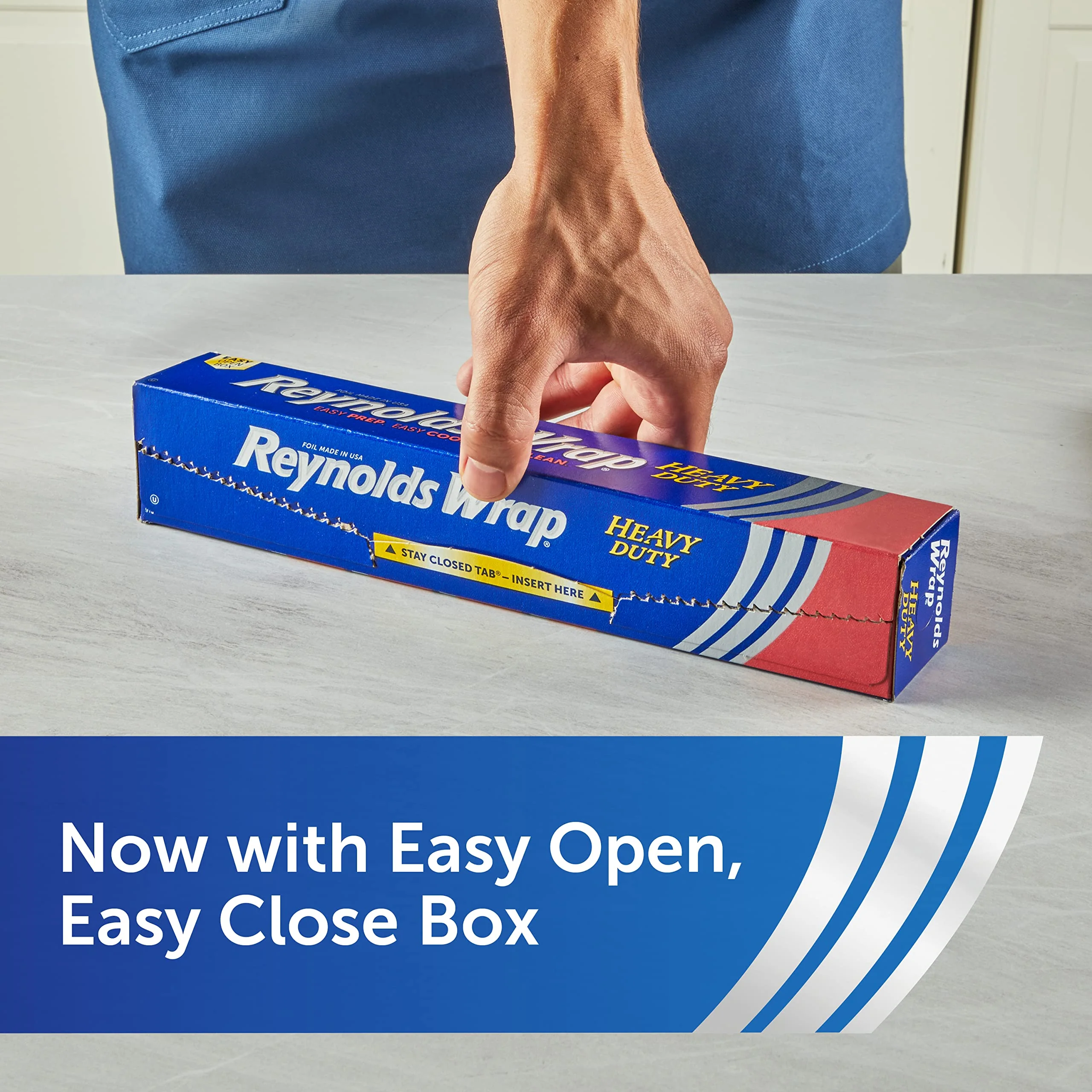 Reynolds Wrap Heavy Duty Aluminum Foil Roll, Thick Heavy Duty Foil for Added Strength and Durability, Secure Easy Open and Close Tab, 12 Inches Wide, 50 Sq. Ft. (Pack of 2) - Image 4