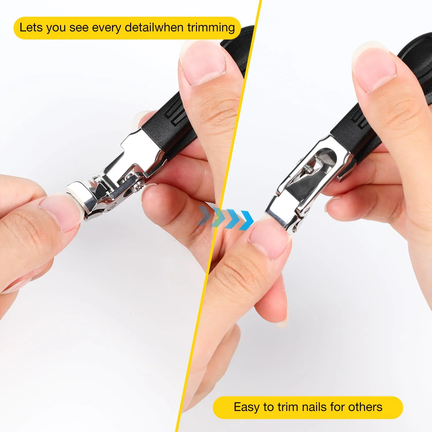 Ribili ClipMaster Pro,Dotmalls ClipMaster Pro,Grishay ClipMaster Pro,Clip Master Pro for Thick Nails,Large Angled Head Toenail Clippers with Wide Opening for Elderly Seniors(1Pcs) - Image 3
