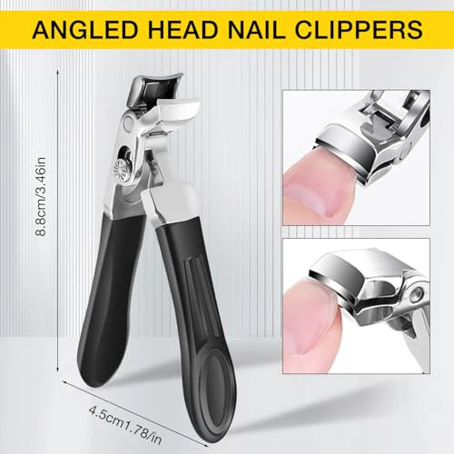 Ribili ClipMaster Pro,Dotmalls ClipMaster Pro,Grishay ClipMaster Pro,Clip Master Pro for Thick Nails,Large Angled Head Toenail Clippers with Wide Opening for Elderly Seniors(1Pcs) - Image 6