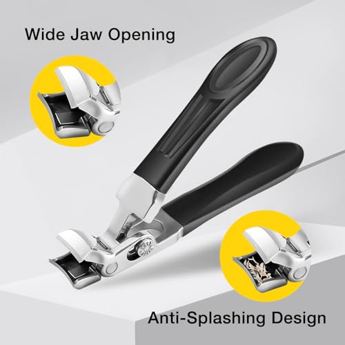 Ribili ClipMaster Pro,Dotmalls ClipMaster Pro,Grishay ClipMaster Pro,Clip Master Pro for Thick Nails,Large Angled Head Toenail Clippers with Wide Opening for Elderly Seniors(1Pcs) - Image 7