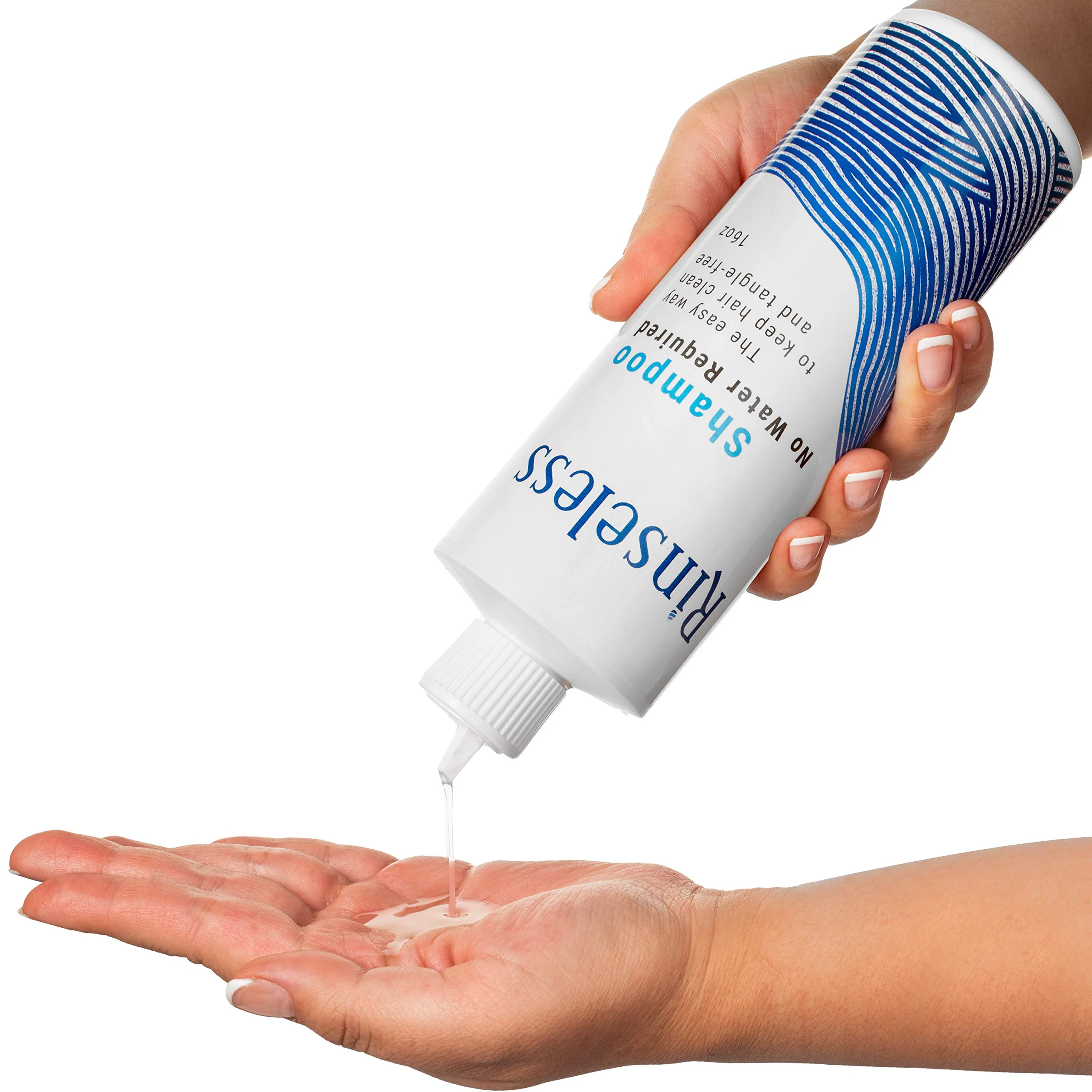 RINSELESS Waterless Shampoo | Refreshing Rinse Free Shampoo for Elderly Assistance | Dry Shampoo Alternative Hair Cleanser with Soothing Aloe Scent for Women, Men, Bedridden Patients - Image 4