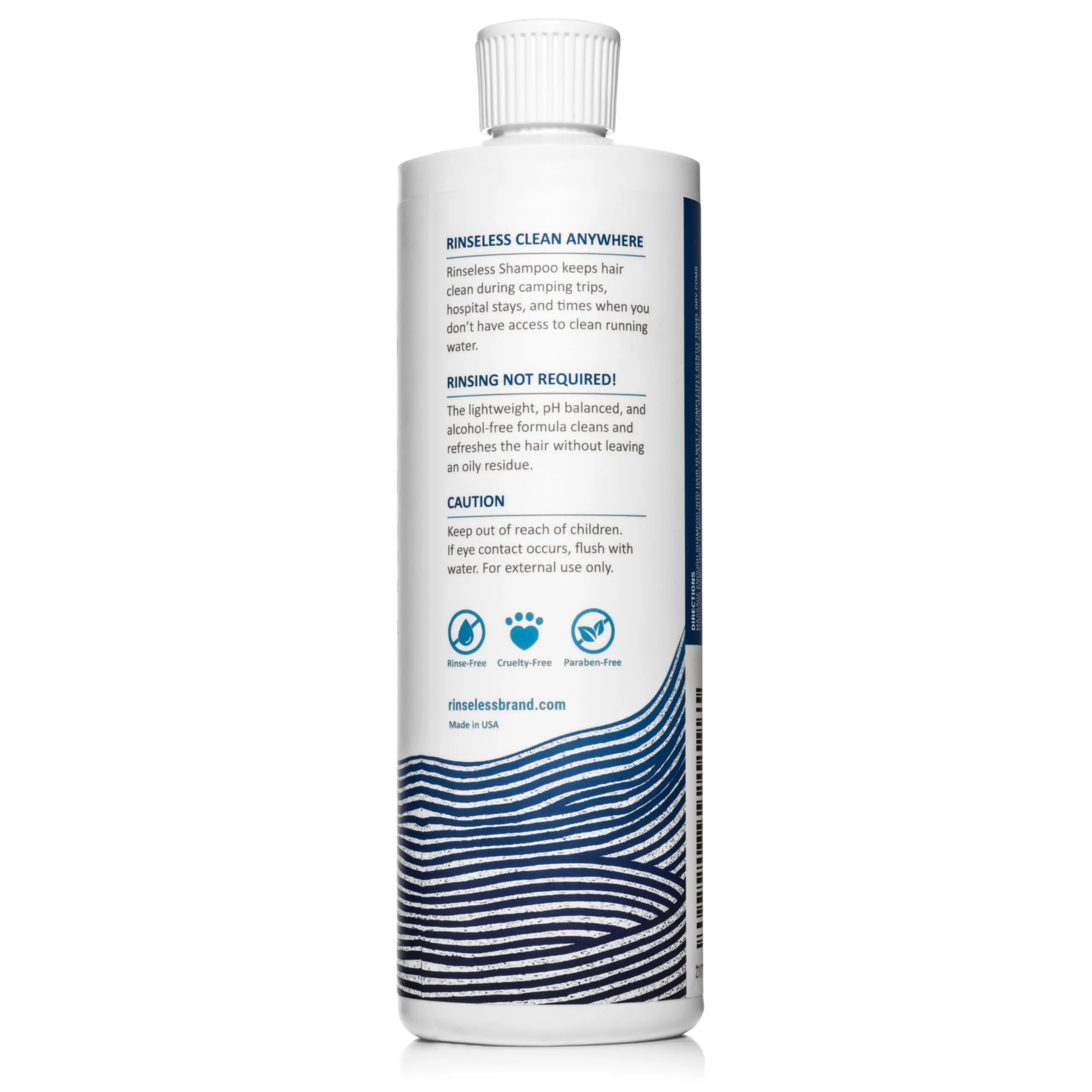 RINSELESS Waterless Shampoo | Refreshing Rinse Free Shampoo for Elderly Assistance | Dry Shampoo Alternative Hair Cleanser with Soothing Aloe Scent for Women, Men, Bedridden Patients - Image 5