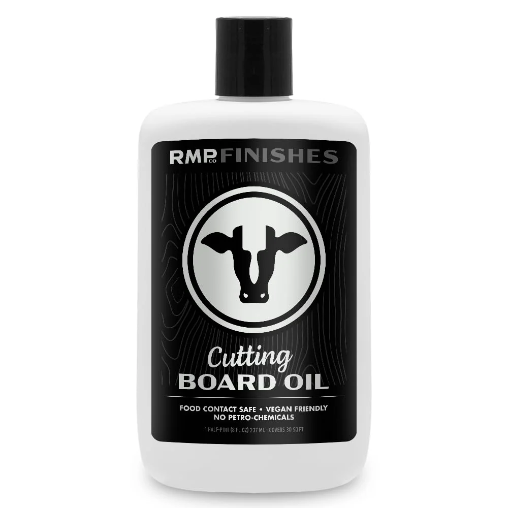 RMP Finishes Cutting Board Oil for Wood Butcher Block, Charcuterie, Food Grade Finish, 8oz