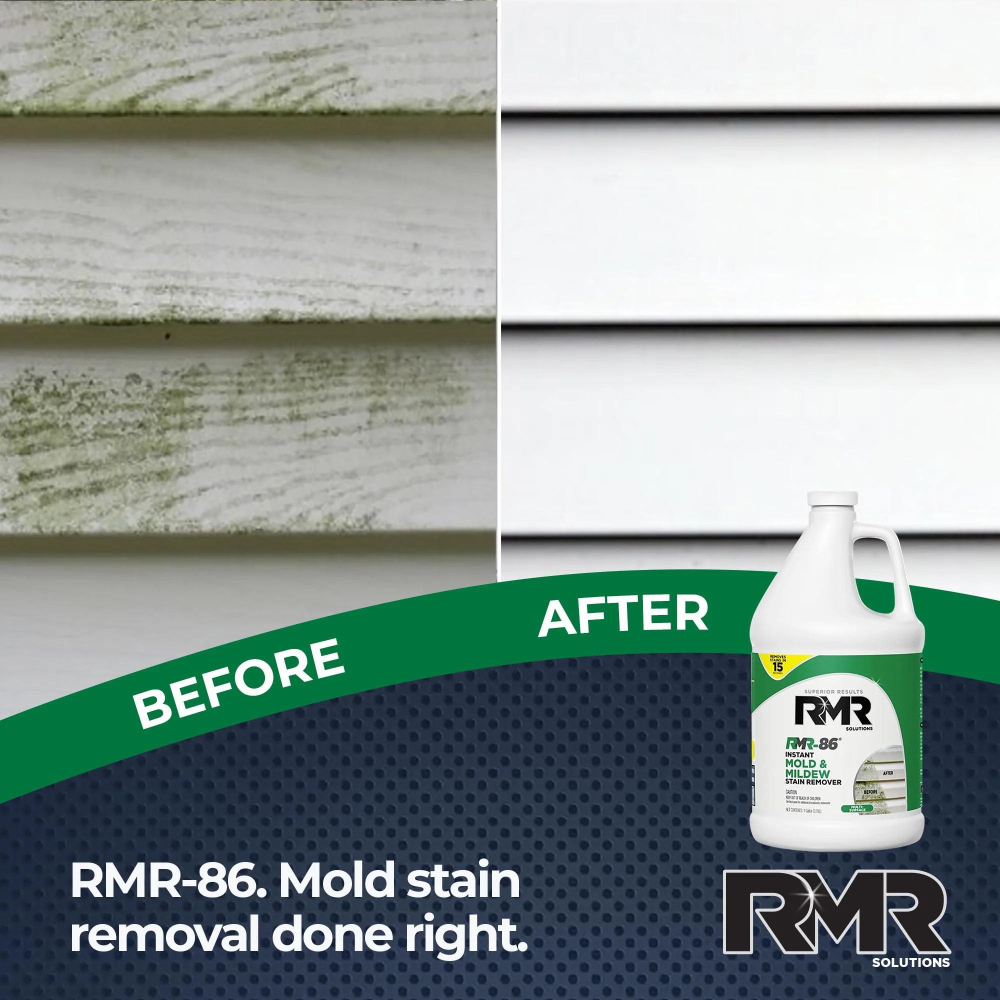 RMR-86 Instant Mold and Mildew Stain Remover Spray - Scrub Free Formula, 1 Gallon - Image 4