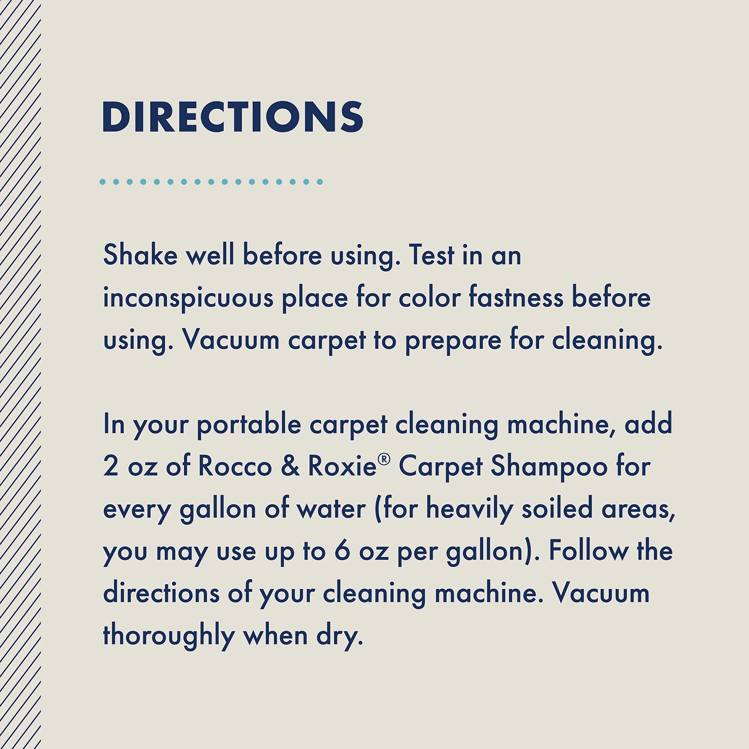 Rocco & Roxie Carpet Cleaner Solution for Pets - Pet Stain Remover, Use In Any Carpet Shampooer Machine - Deep Cleaning For Everyday Dog Odor On Couch, Upholstery, and Rugs - Image 5