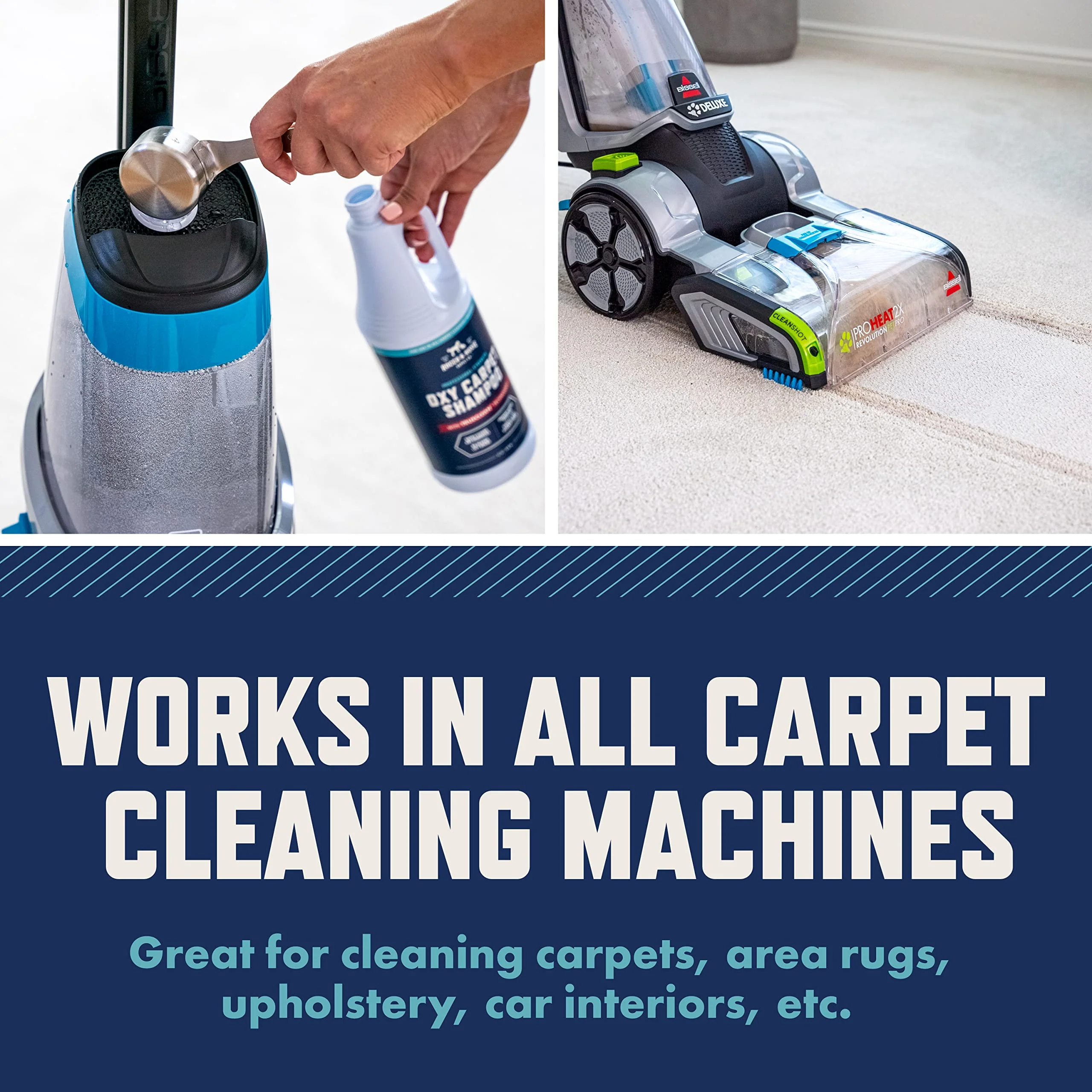 Rocco & Roxie Carpet Cleaner Solution for Pets - Pet Stain Remover, Use In Any Carpet Shampooer Machine - Deep Cleaning For Everyday Dog Odor On Couch, Upholstery, and Rugs - Image 8
