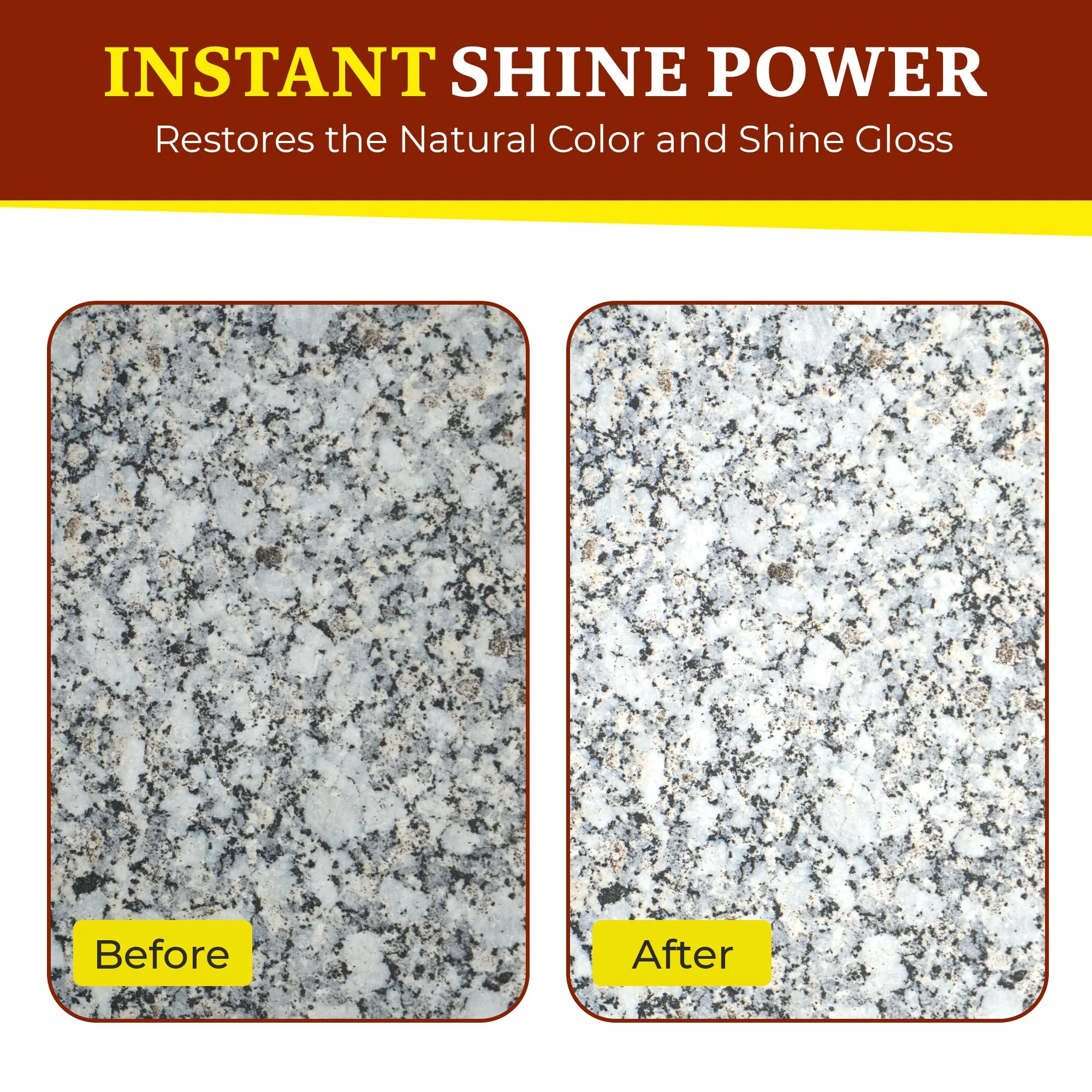 Rock Doctor Granite Polish Spray and Surface,18oz.Can Polish Tile, Marble, Kitchen Countertop, and Natural Stone Surfaces, Streak-Free Shine Pack of 2 - Image 4