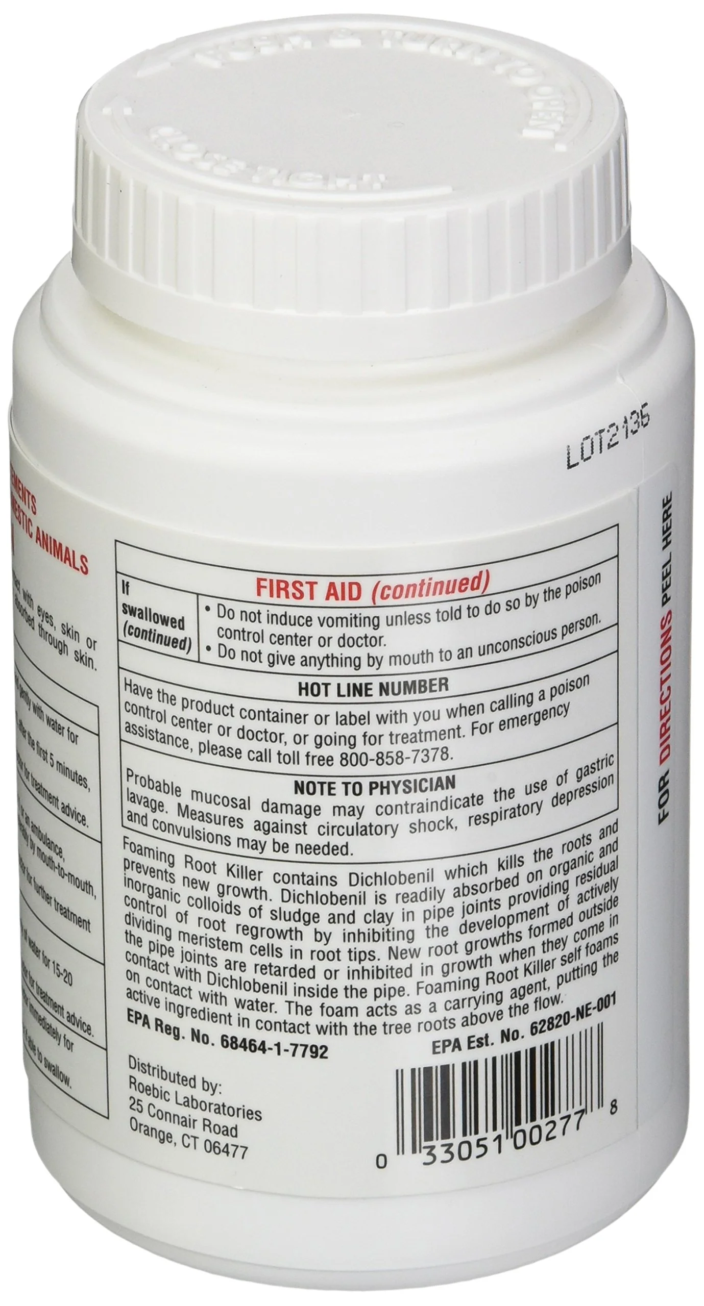 Roebic FRK Foaming Root Killer, 1-Pound (2 Pack) - Image 2