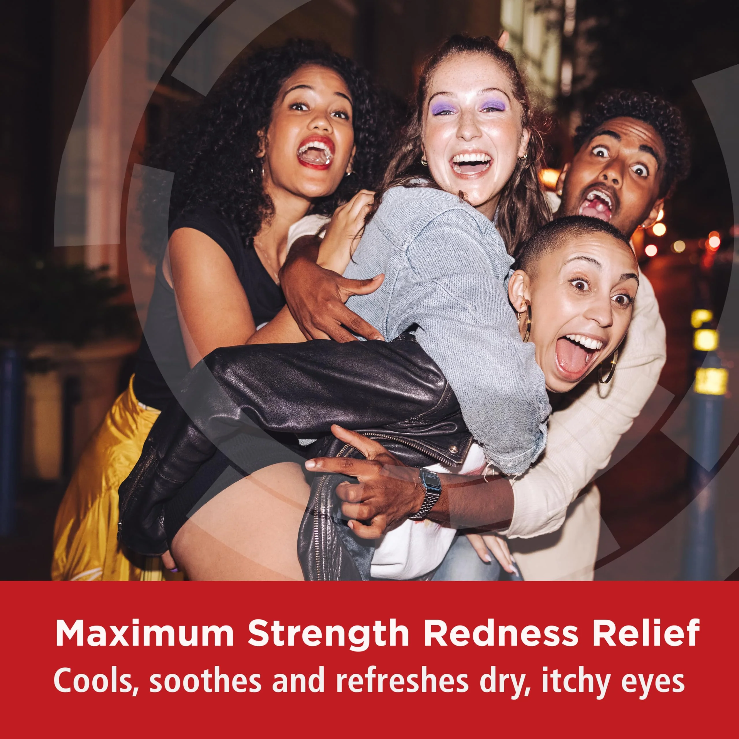 Rohto Max Strength Redness Reliever, Lubricant Eye Drops, Fast, Cooling Relief for Red, Dry, Itchy Eyes, Redness and Dryness Symptom Relief, Soothing Eye Drops, 0.4 fl oz Bottle - Image 2