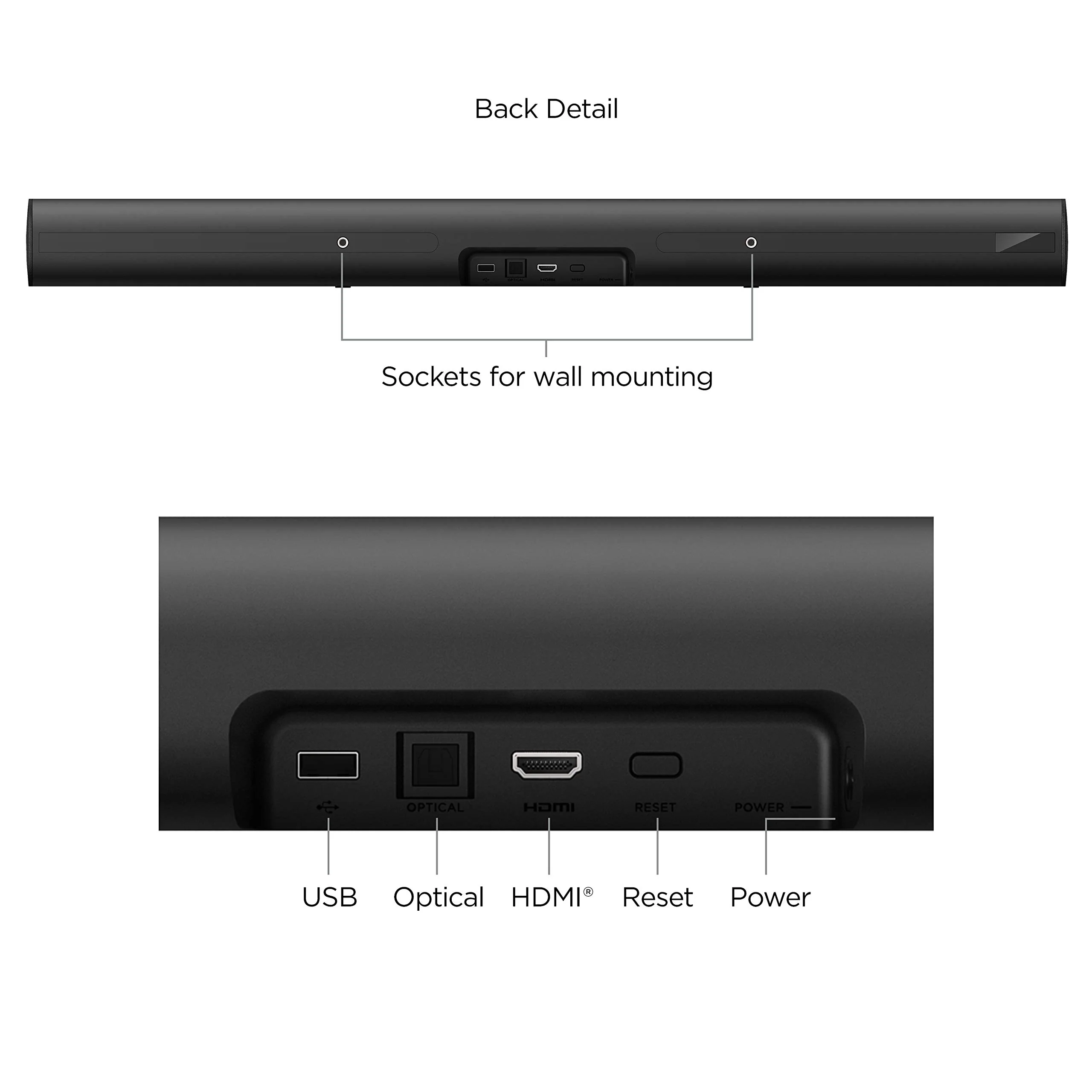 Roku Smart Soundbar, 4K/HD/HDR Streaming Media Player & Exceptional Audio Includes Roku Voice Remote - Image 10